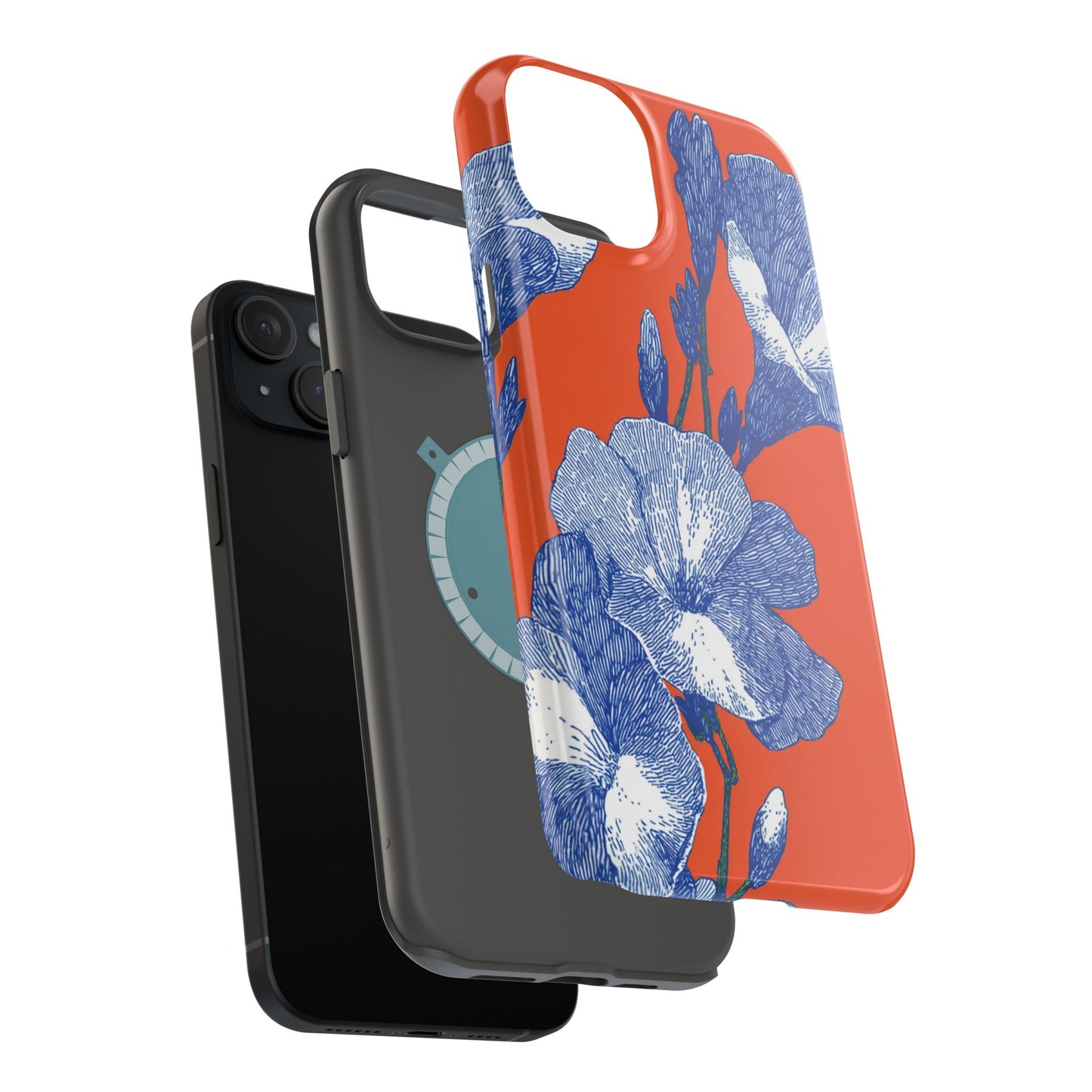 Floral Magnetic Phone Cases - Durable, Stylish, Perfect Gift, Phone Protection, Technology Accessories
