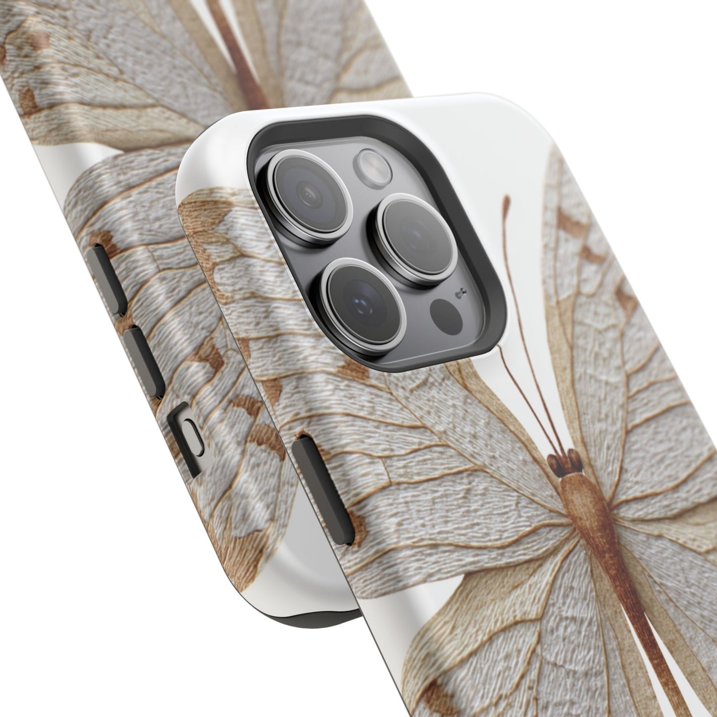 Butterfly Impact-Resistant Phone Case, Nature Lover Gift, Durable Phone Cover, Eco-Friendly Accessories, Unique Butterfly Design