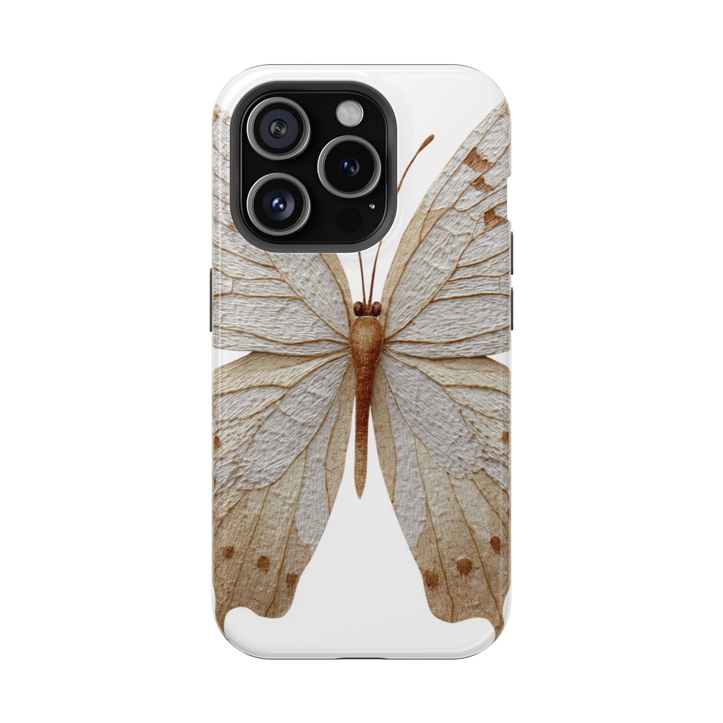 Butterfly Impact-Resistant Phone Case, Nature Lover Gift, Durable Phone Cover, Eco-Friendly Accessories, Unique Butterfly Design