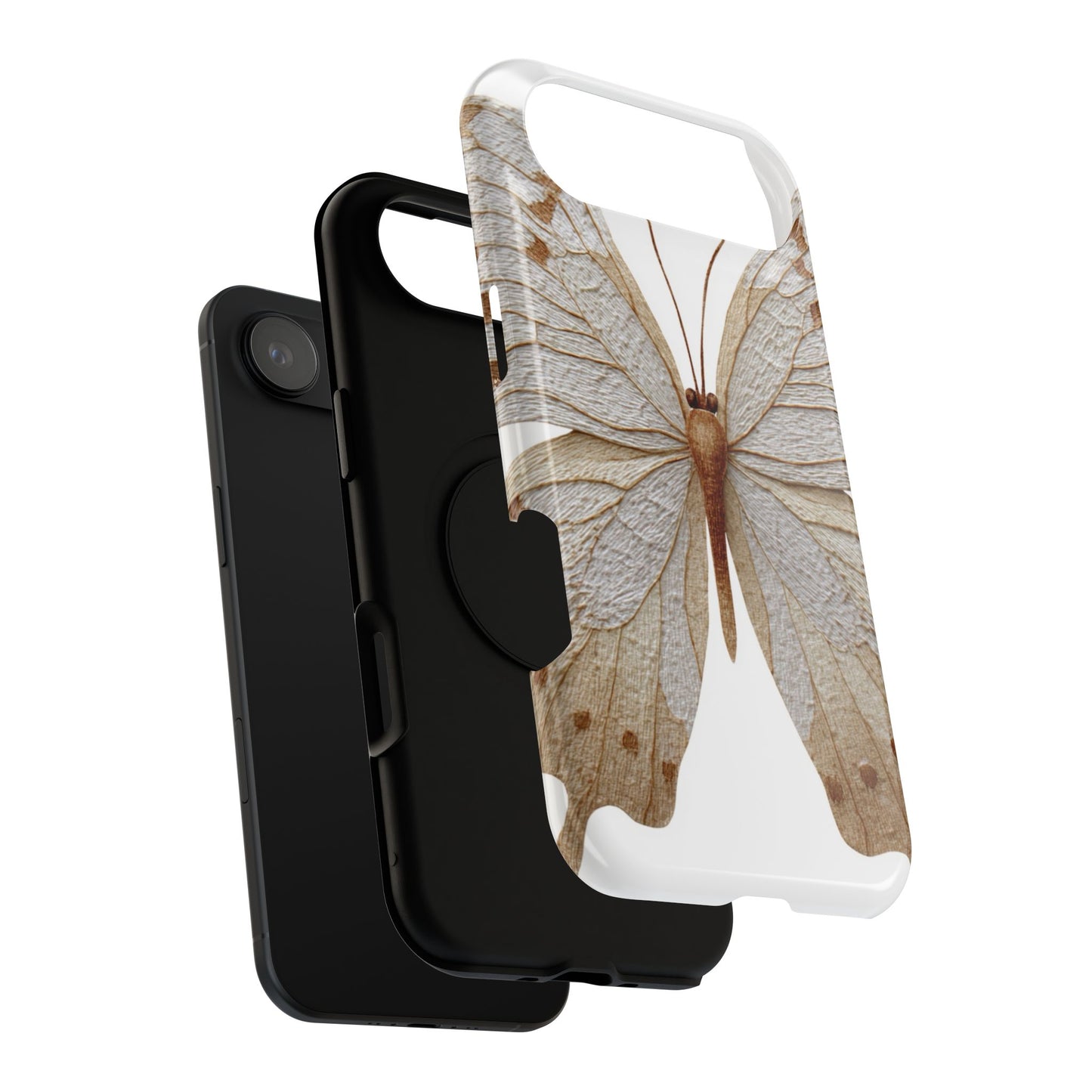 Butterfly Impact-Resistant Phone Case, Nature Lover Gift, Durable Phone Cover, Eco-Friendly Accessories, Unique Butterfly Design