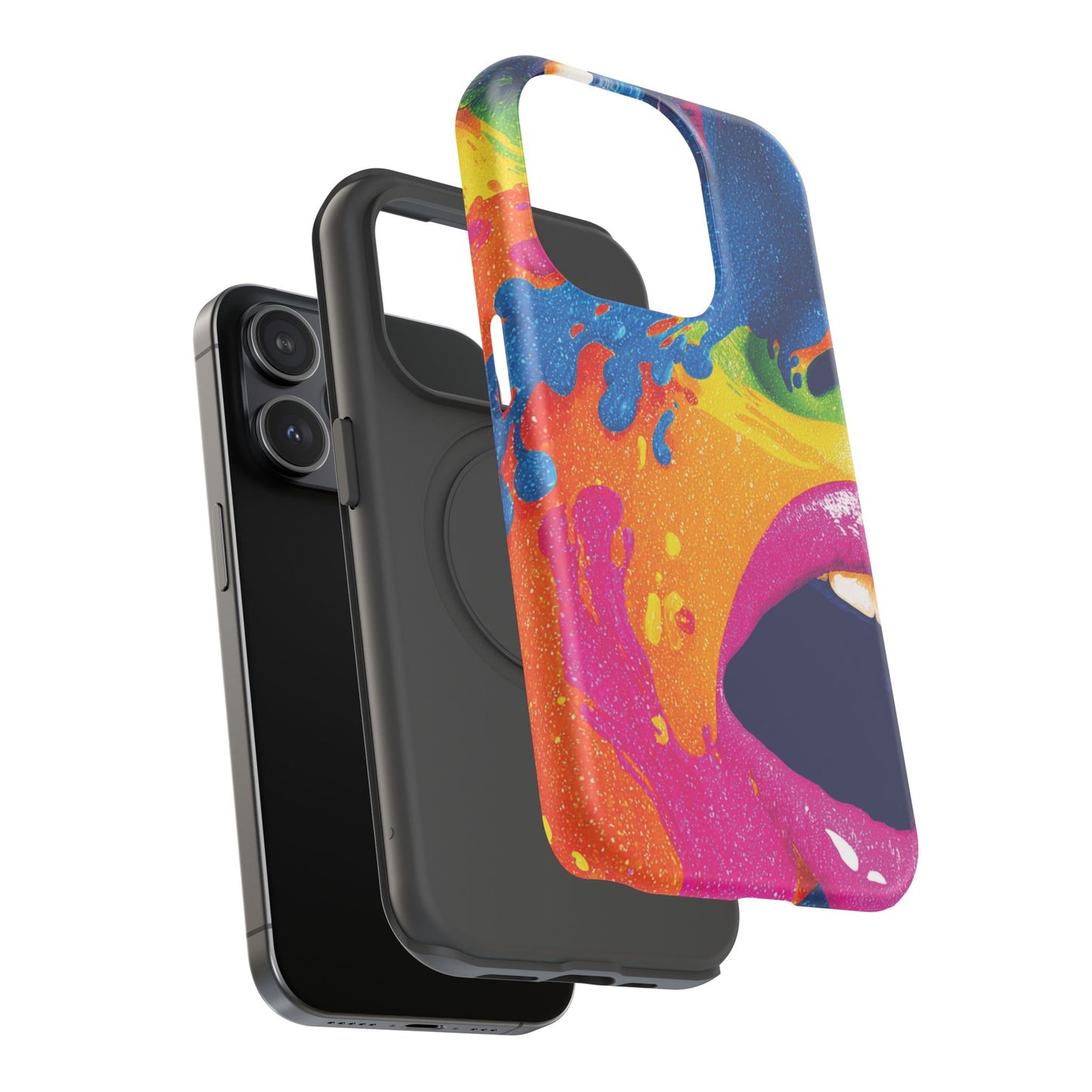 Vibrant Phone Cases with Impact Resistance, Colorful Phone Cover, Durable Mobile Case, Trendy Tech Accessories, Gift for Her