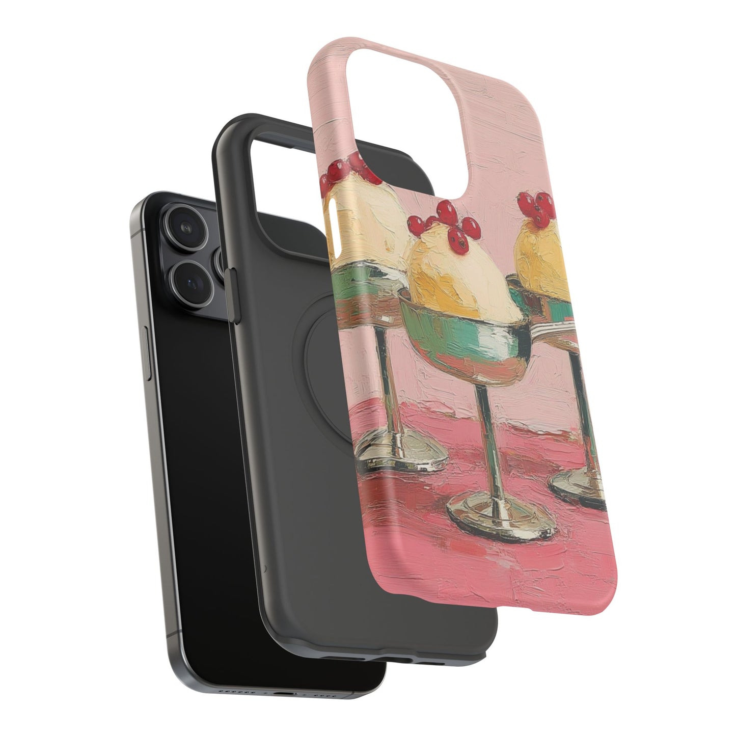 Delightful Ice Cream Cone Phone Case, Cute Phone Cover, Fun Smartphone Protection, Sweet Gift for Foodies, Whimsical Art Accessory