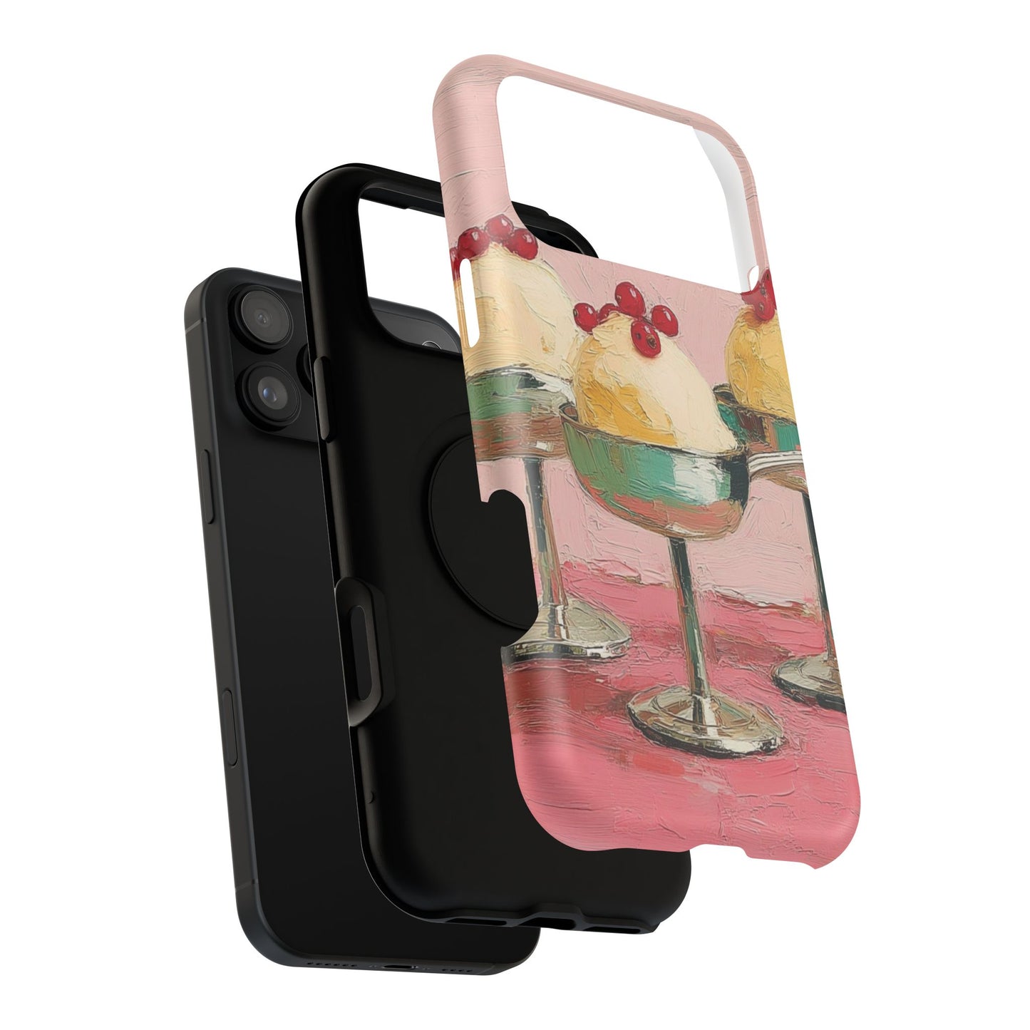 Delightful Ice Cream Cone Phone Case, Cute Phone Cover, Fun Smartphone Protection, Sweet Gift for Foodies, Whimsical Art Accessory