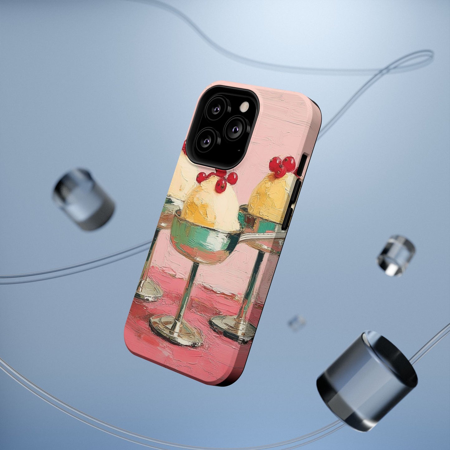Delightful Ice Cream Cone Phone Case, Cute Phone Cover, Fun Smartphone Protection, Sweet Gift for Foodies, Whimsical Art Accessory