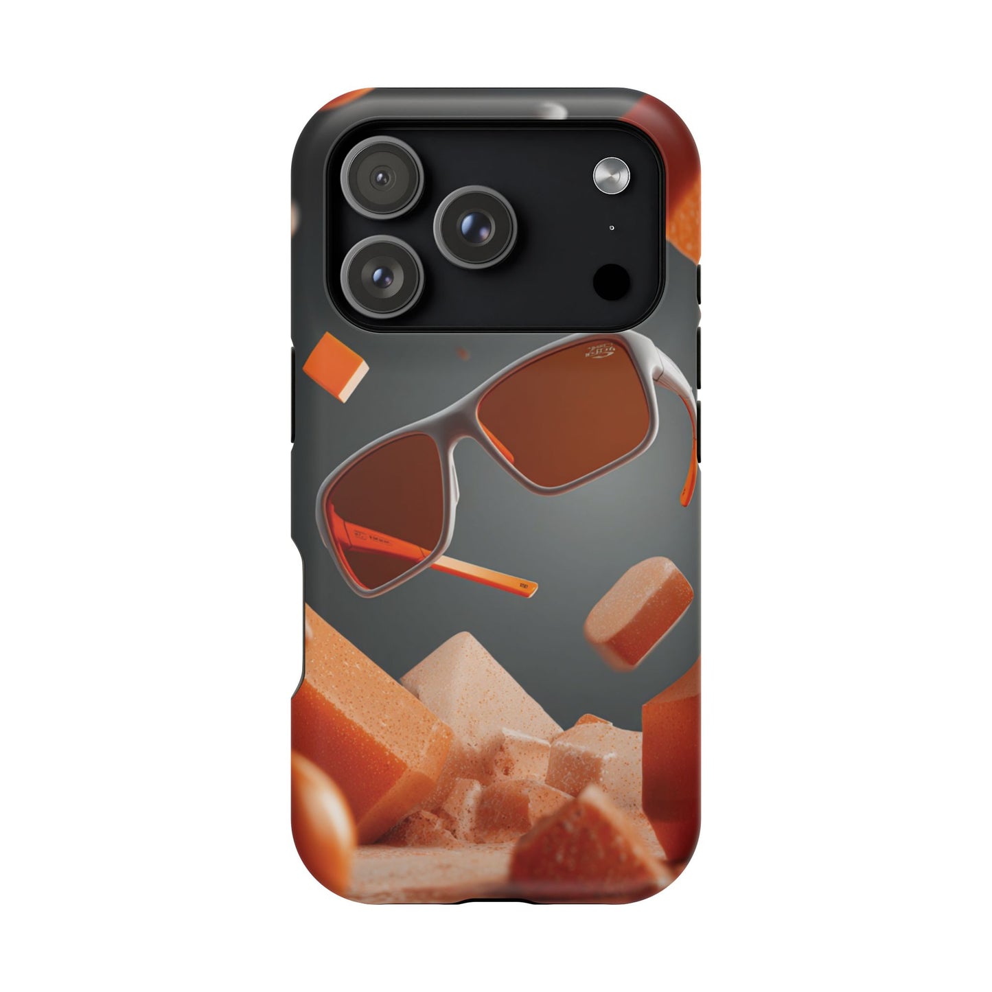 Sunglasses Impact-Resistant Case, Durable Phone Cover, Unique Gift for Him or Her, Summer Vibes, Trendy Accessories