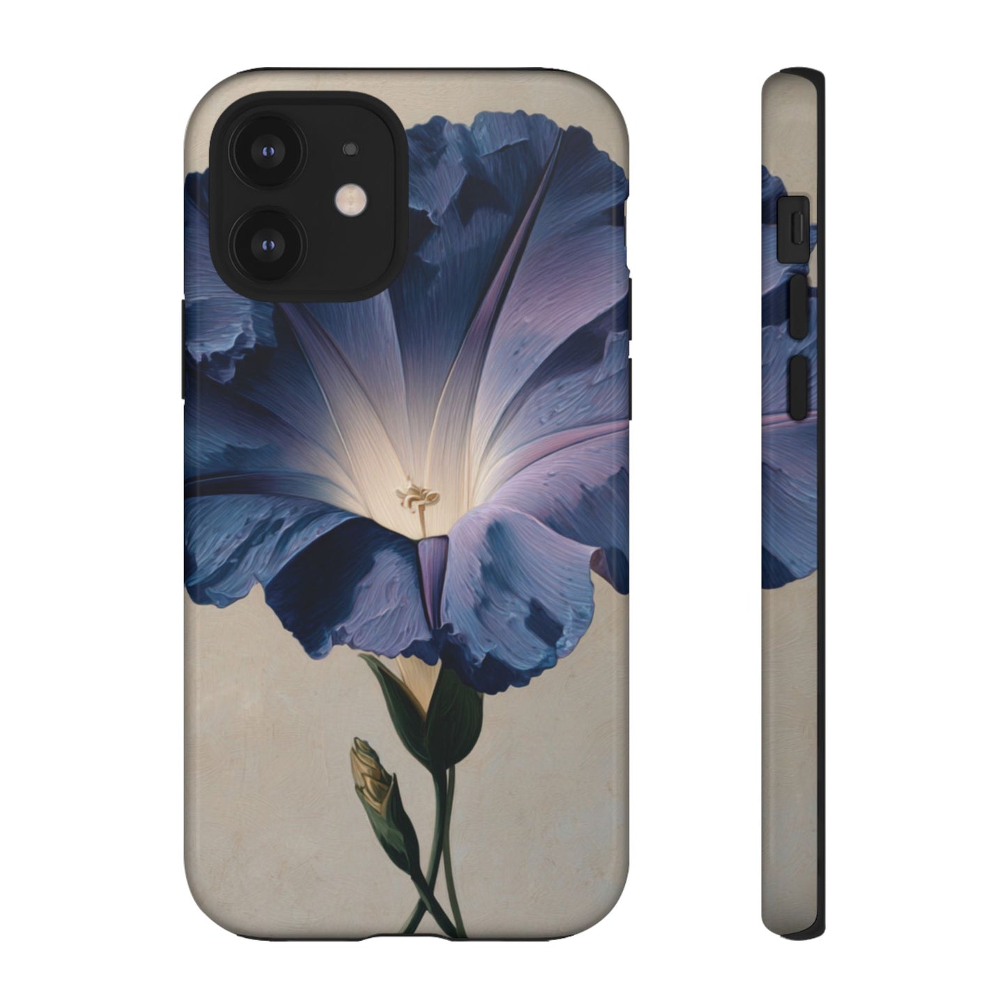 Floral Phone Case, Tough Cases with Purple Flower Design, Gift for Nature Lovers, Floral Decor, Phone Accessories