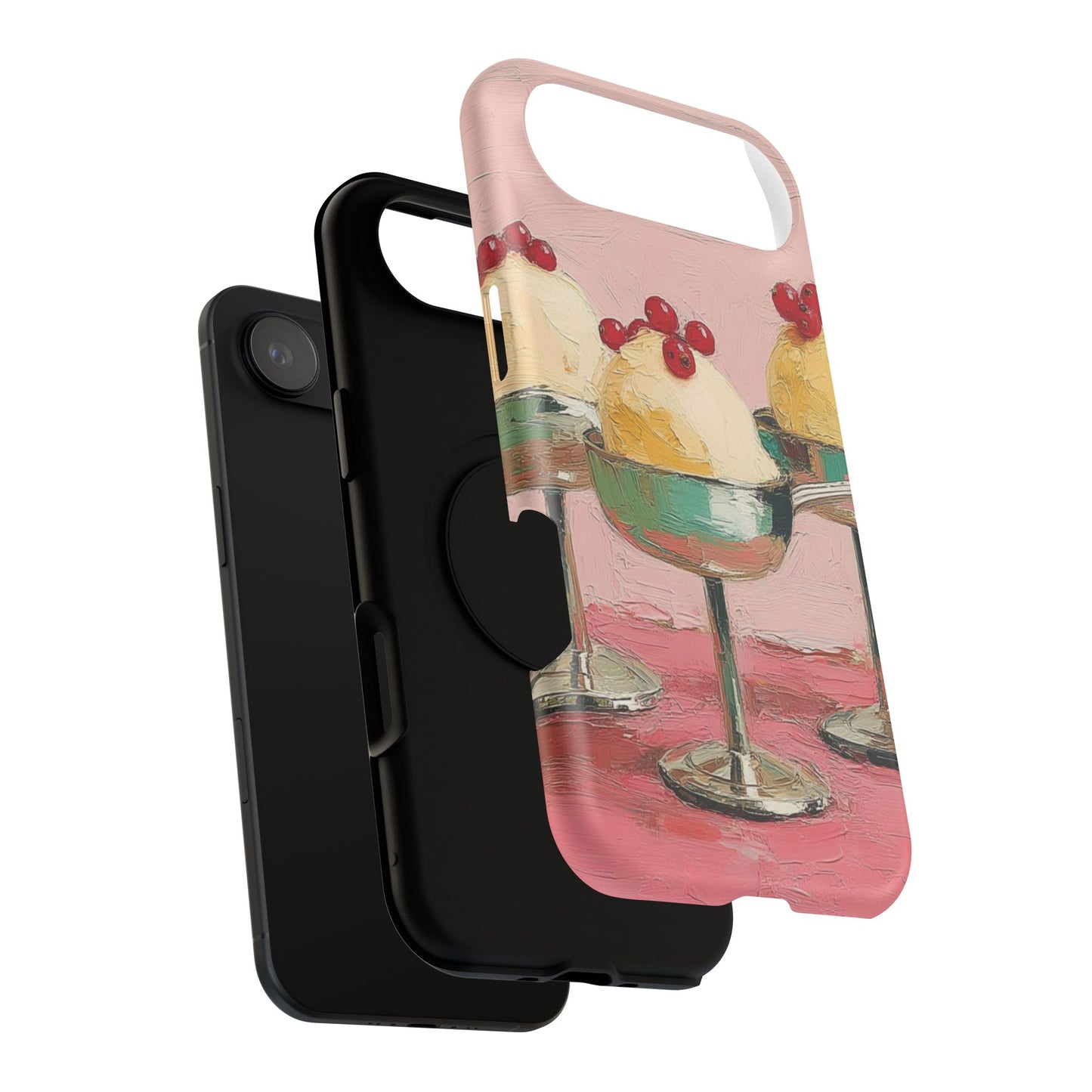 Delightful Ice Cream Cone Phone Case, Cute Phone Cover, Fun Smartphone Protection, Sweet Gift for Foodies, Whimsical Art Accessory