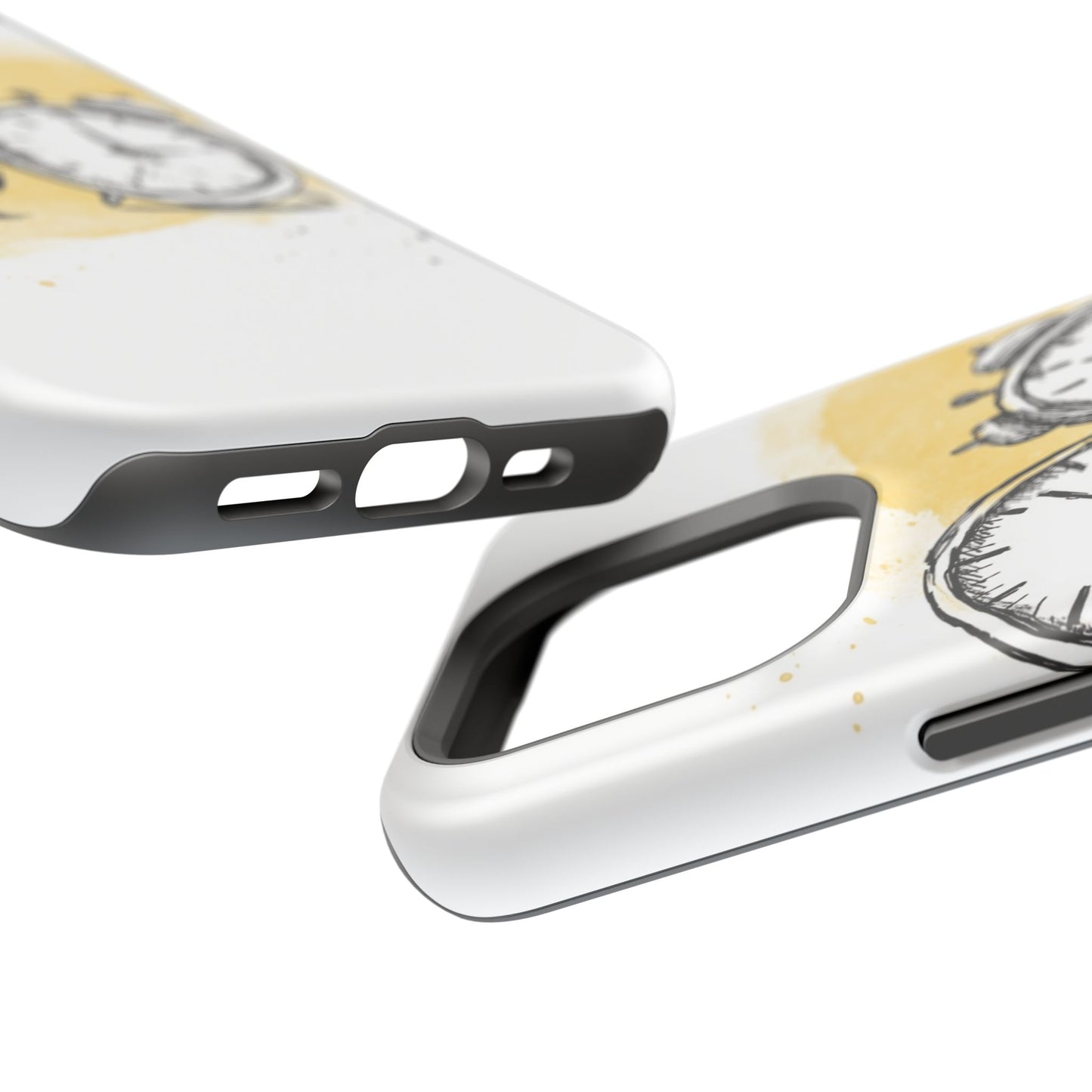 Vintage Clock Phone Case, Impact Resistant Cover for iPhone, Retro Style Gift, Timepiece Design, Unique Phone Accessory