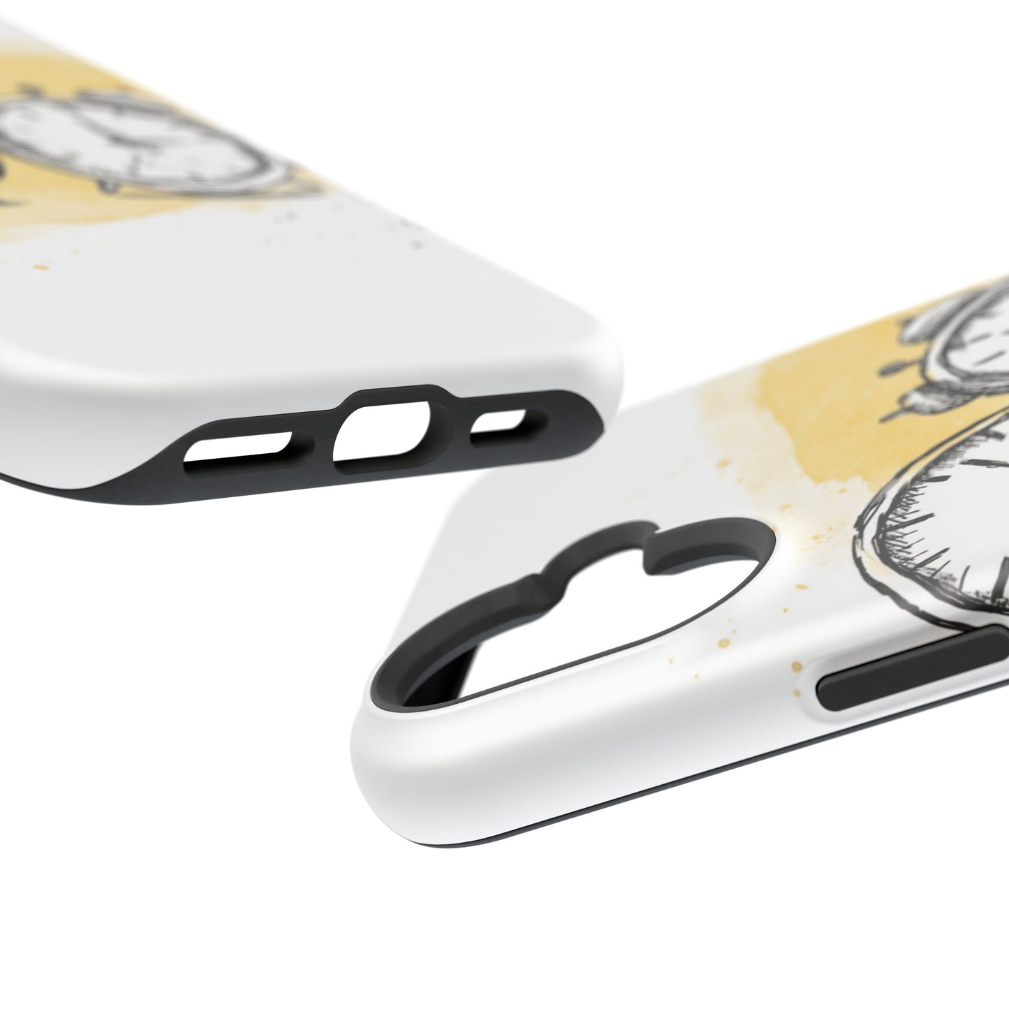 Vintage Clock Phone Case, Impact Resistant Cover for iPhone, Retro Style Gift, Timepiece Design, Unique Phone Accessory