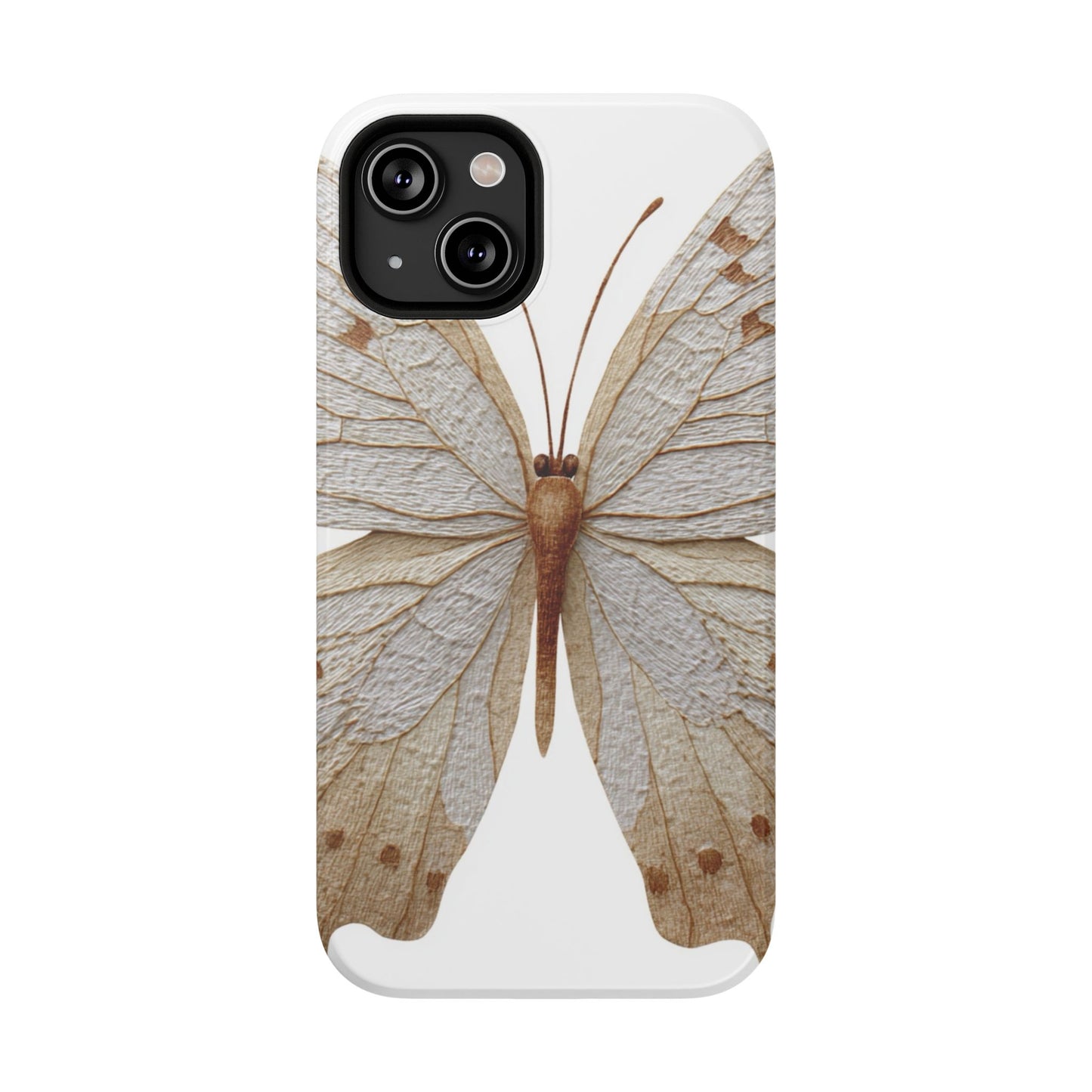 Butterfly Impact-Resistant Phone Case, Nature Lover Gift, Durable Phone Cover, Eco-Friendly Accessories, Unique Butterfly Design