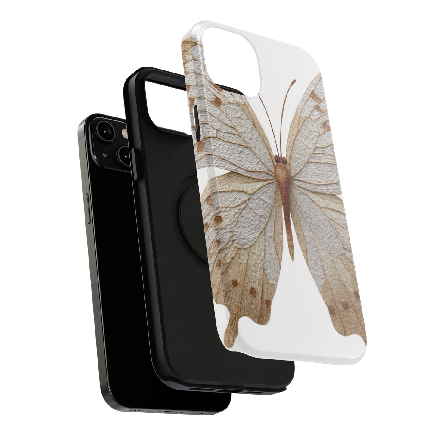 Butterfly Impact-Resistant Phone Case, Nature Lover Gift, Durable Phone Cover, Eco-Friendly Accessories, Unique Butterfly Design