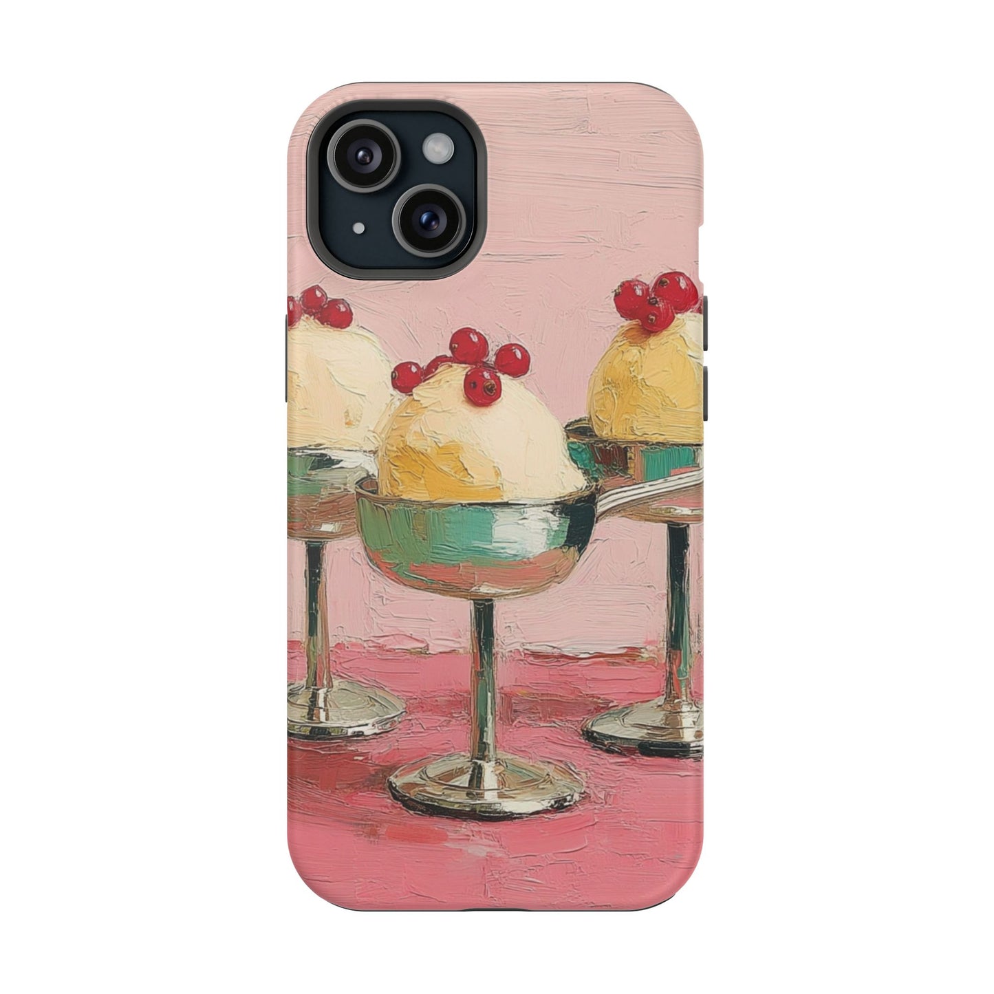 Delightful Ice Cream Cone Phone Case, Cute Phone Cover, Fun Smartphone Protection, Sweet Gift for Foodies, Whimsical Art Accessory