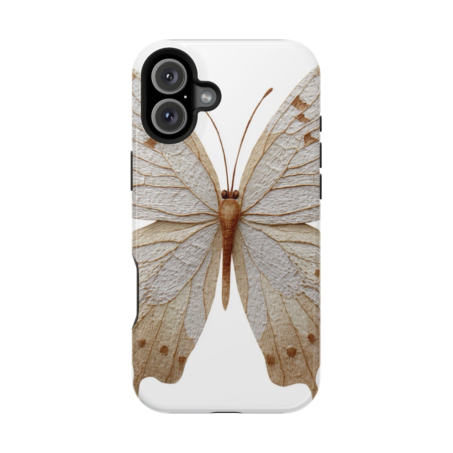 Butterfly Impact-Resistant Phone Case, Nature Lover Gift, Durable Phone Cover, Eco-Friendly Accessories, Unique Butterfly Design