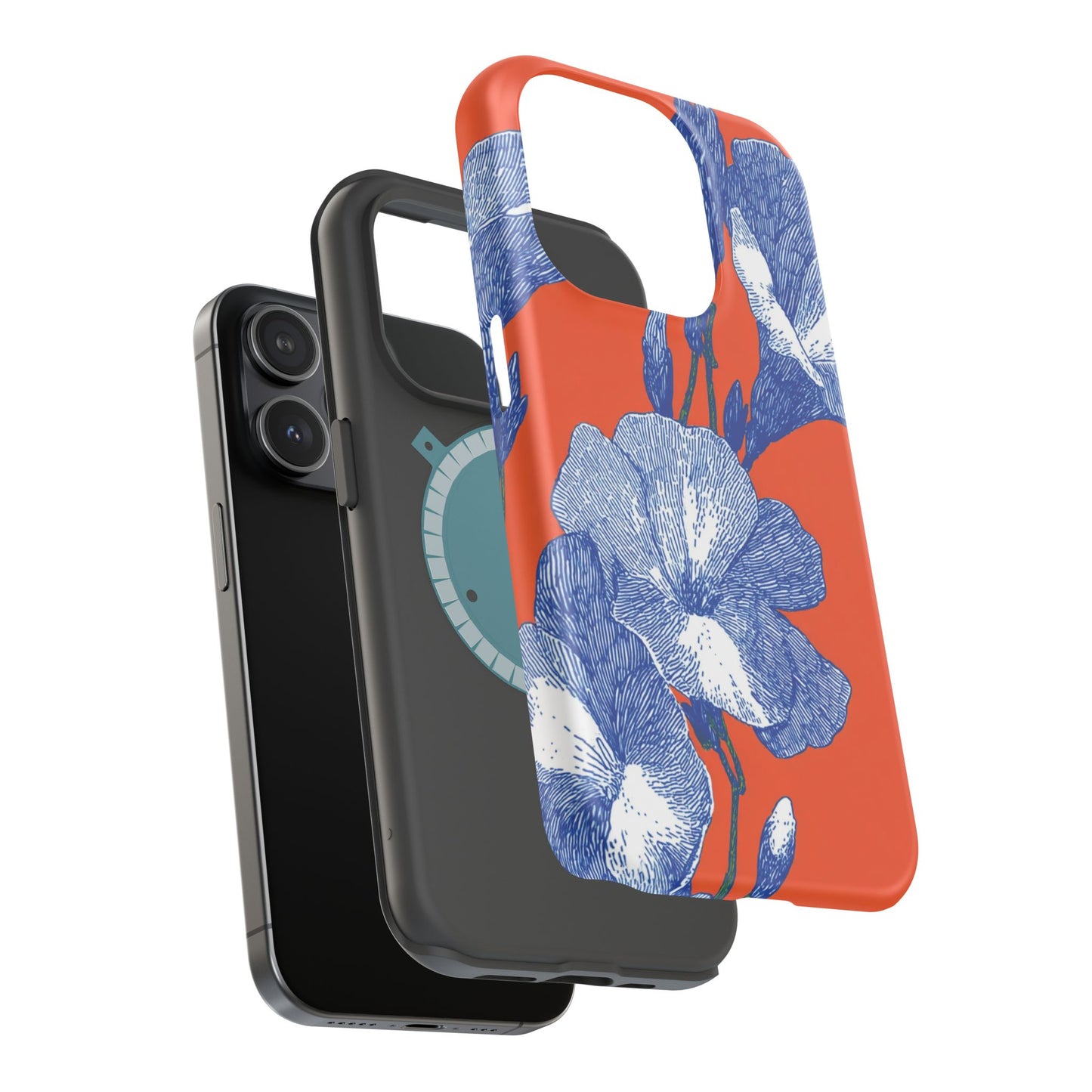 Floral Magnetic Phone Cases - Durable, Stylish, Perfect Gift, Phone Protection, Technology Accessories
