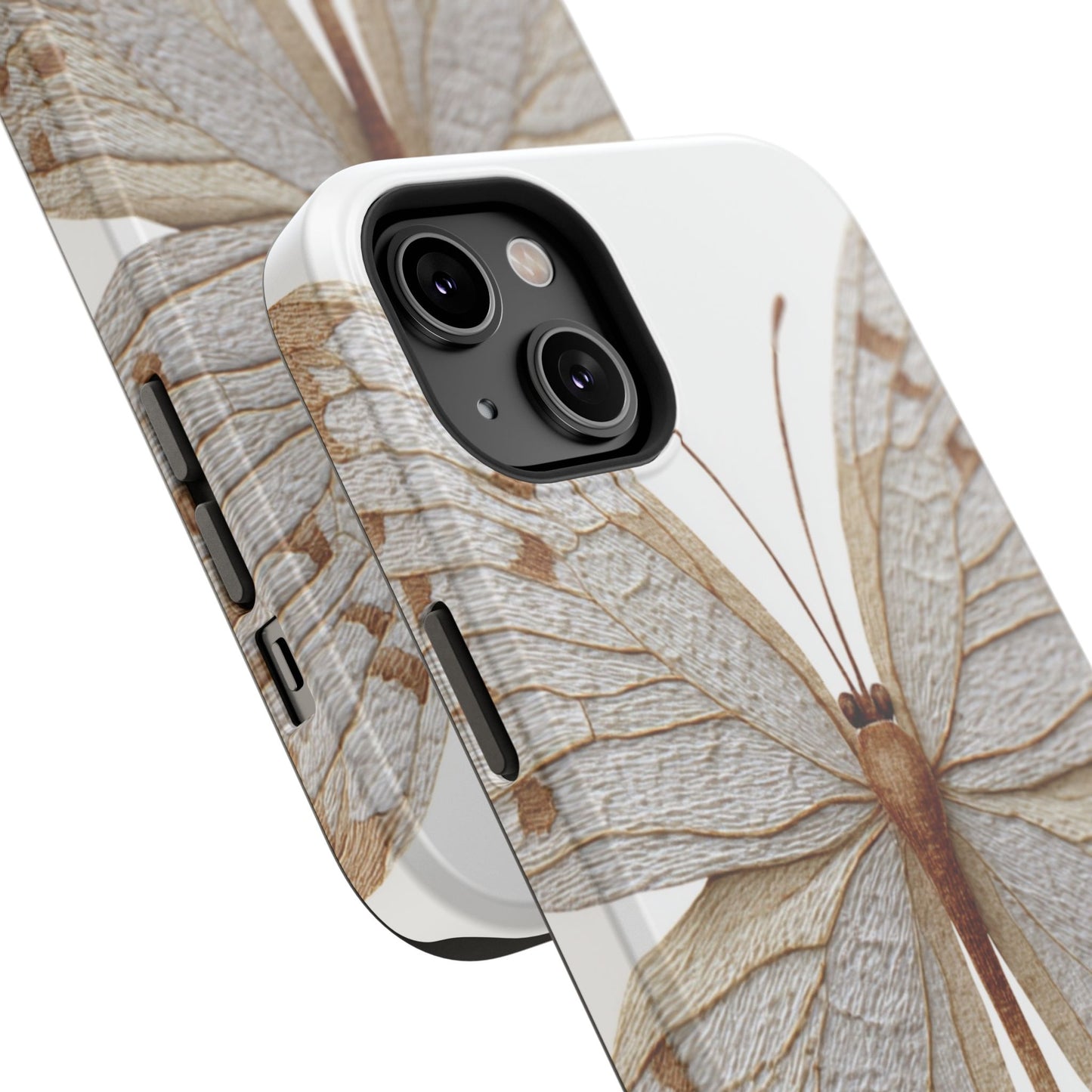 Butterfly Impact-Resistant Phone Case, Nature Lover Gift, Durable Phone Cover, Eco-Friendly Accessories, Unique Butterfly Design