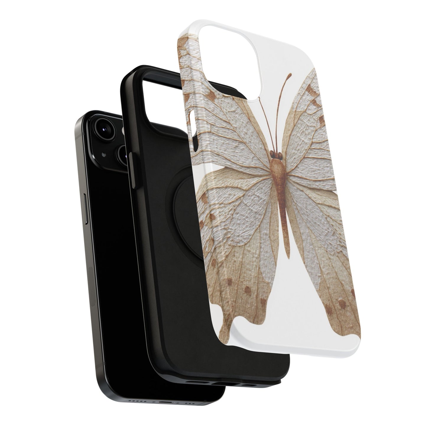 Butterfly Impact-Resistant Phone Case, Nature Lover Gift, Durable Phone Cover, Eco-Friendly Accessories, Unique Butterfly Design