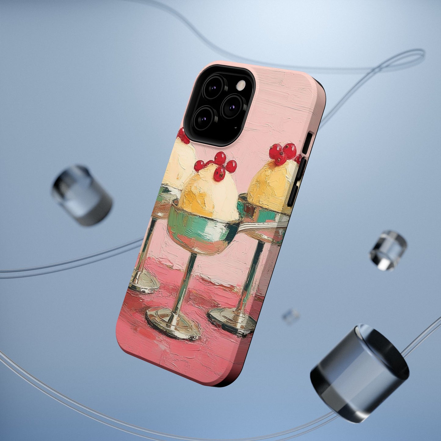 Delightful Ice Cream Cone Phone Case, Cute Phone Cover, Fun Smartphone Protection, Sweet Gift for Foodies, Whimsical Art Accessory