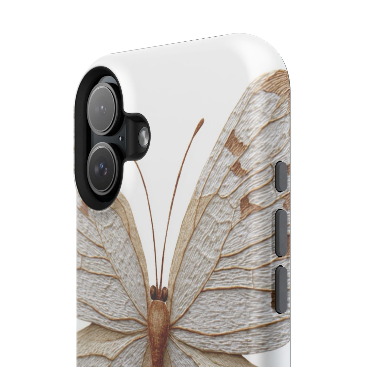 Butterfly Impact-Resistant Phone Case, Nature Lover Gift, Durable Phone Cover, Eco-Friendly Accessories, Unique Butterfly Design