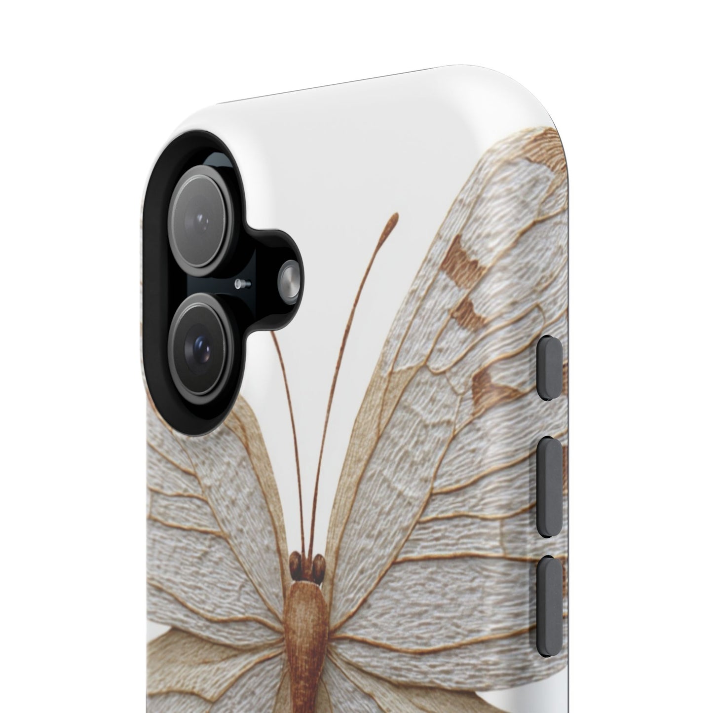 Butterfly Impact-Resistant Phone Case, Nature Lover Gift, Durable Phone Cover, Eco-Friendly Accessories, Unique Butterfly Design