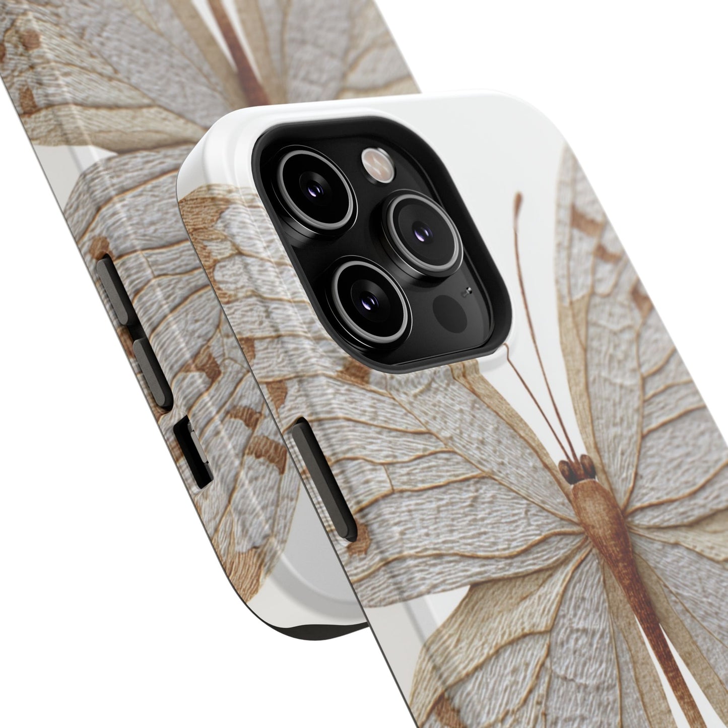 Butterfly Impact-Resistant Phone Case, Nature Lover Gift, Durable Phone Cover, Eco-Friendly Accessories, Unique Butterfly Design