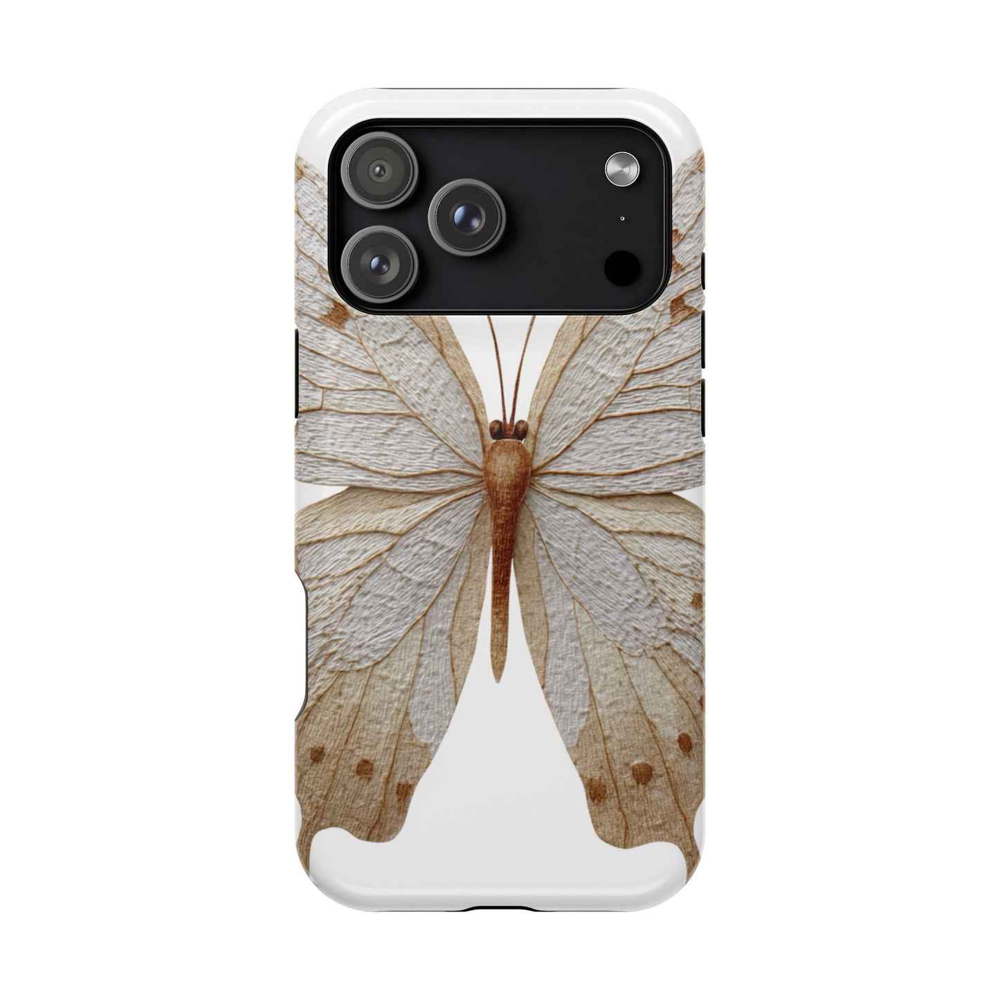 Butterfly Impact-Resistant Phone Case, Nature Lover Gift, Durable Phone Cover, Eco-Friendly Accessories, Unique Butterfly Design