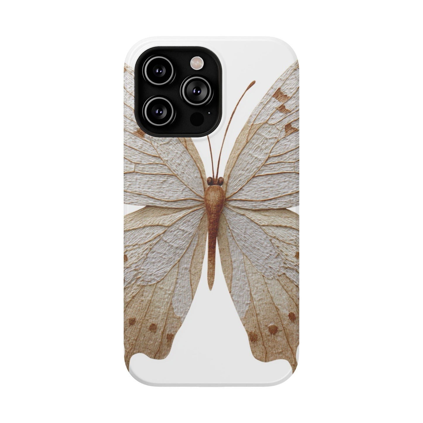 Butterfly Impact-Resistant Phone Case, Nature Lover Gift, Durable Phone Cover, Eco-Friendly Accessories, Unique Butterfly Design