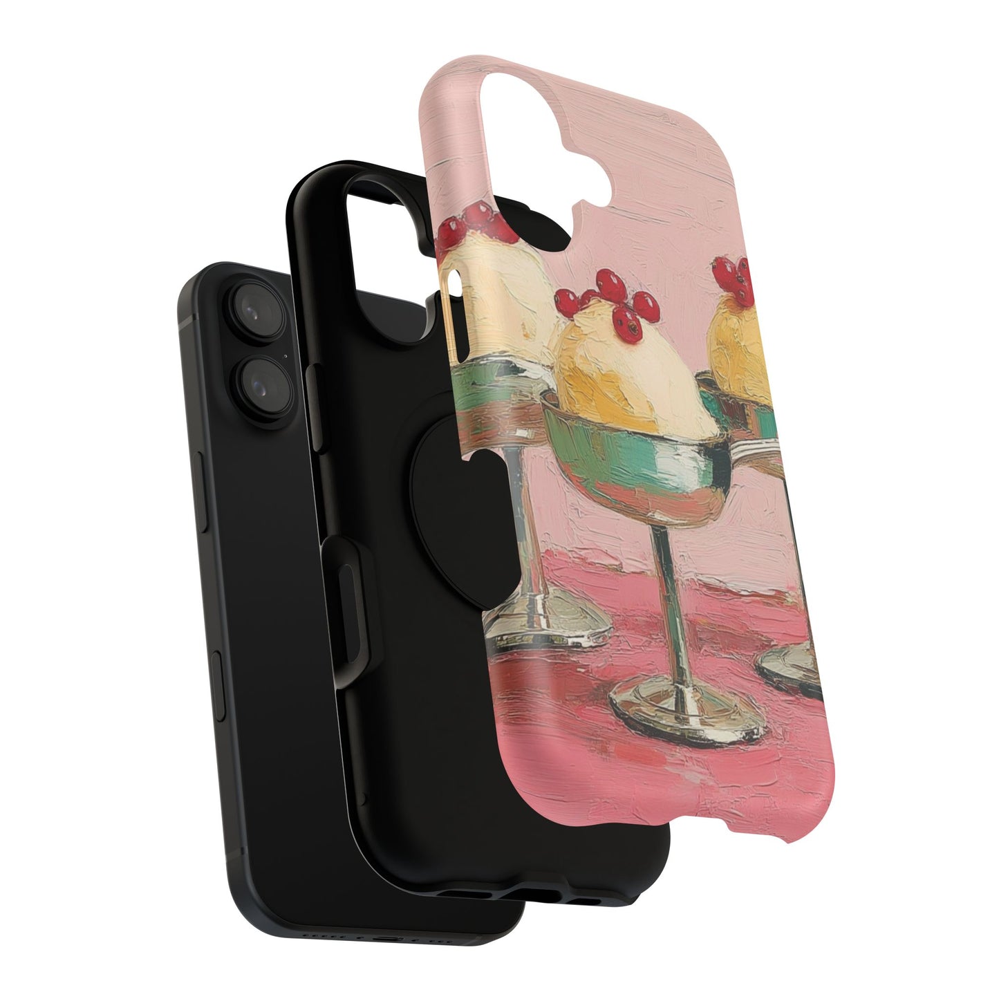 Delightful Ice Cream Cone Phone Case, Cute Phone Cover, Fun Smartphone Protection, Sweet Gift for Foodies, Whimsical Art Accessory