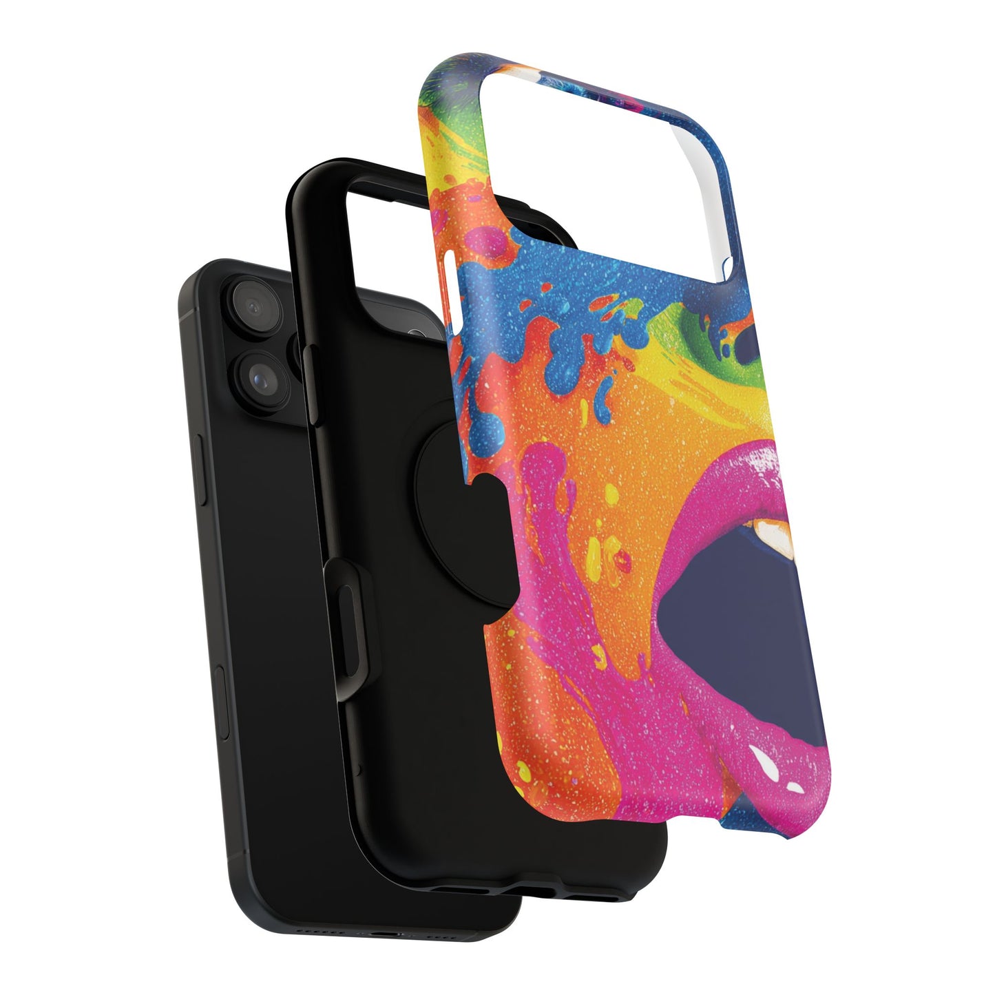 Vibrant Phone Cases with Impact Resistance, Colorful Phone Cover, Durable Mobile Case, Trendy Tech Accessories, Gift for Her