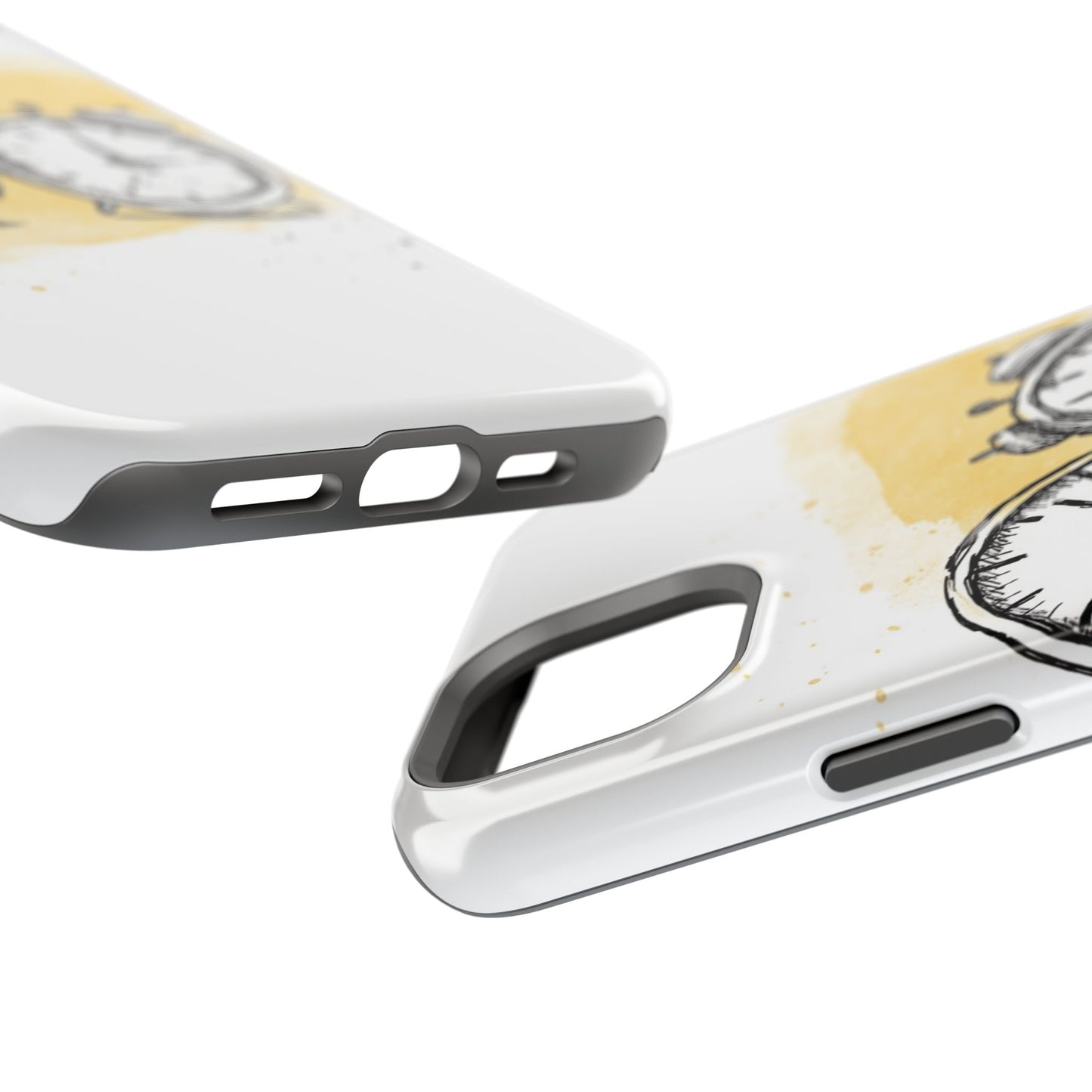 Vintage Clock Phone Case, Impact Resistant Cover for iPhone, Retro Style Gift, Timepiece Design, Unique Phone Accessory