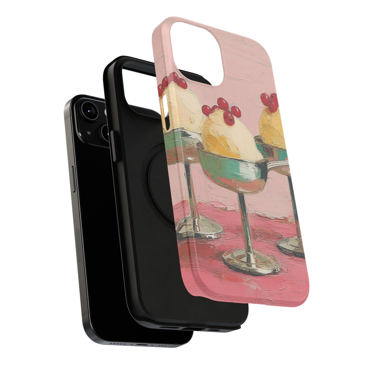 Delightful Ice Cream Cone Phone Case, Cute Phone Cover, Fun Smartphone Protection, Sweet Gift for Foodies, Whimsical Art Accessory