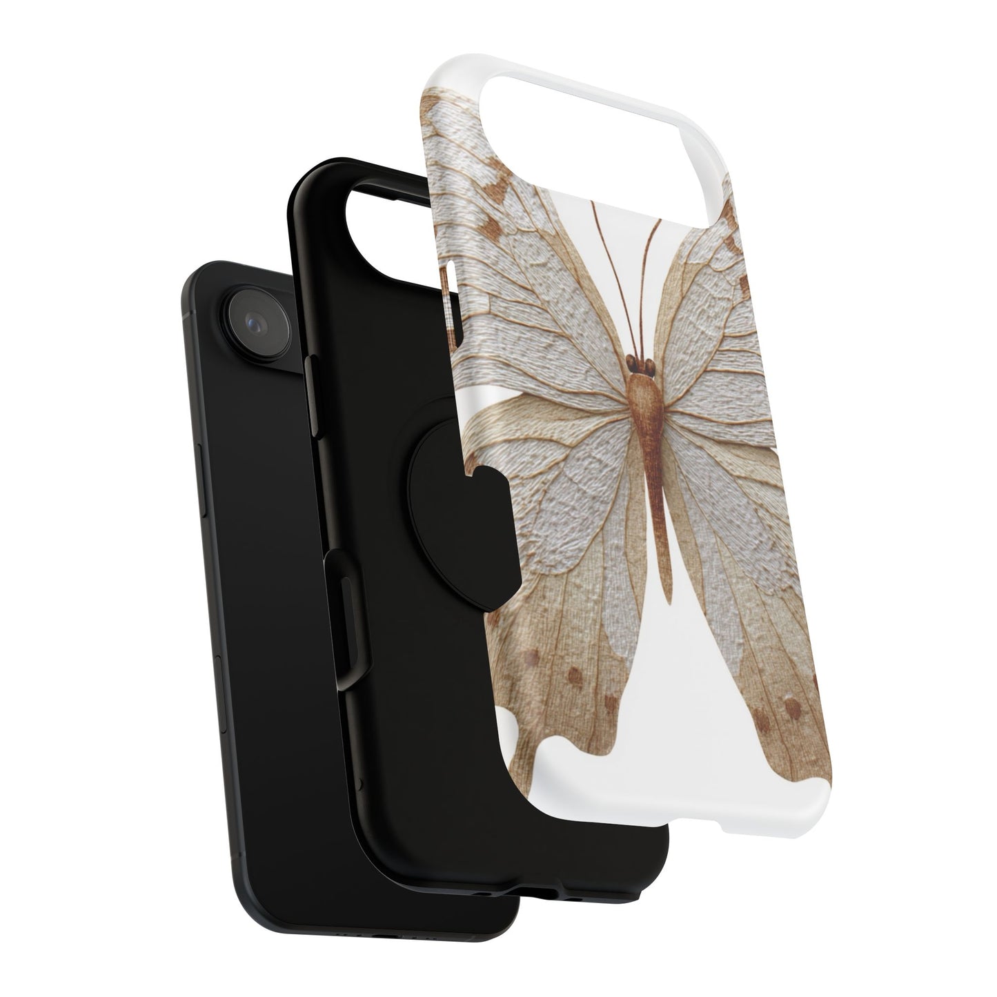Butterfly Impact-Resistant Phone Case, Nature Lover Gift, Durable Phone Cover, Eco-Friendly Accessories, Unique Butterfly Design