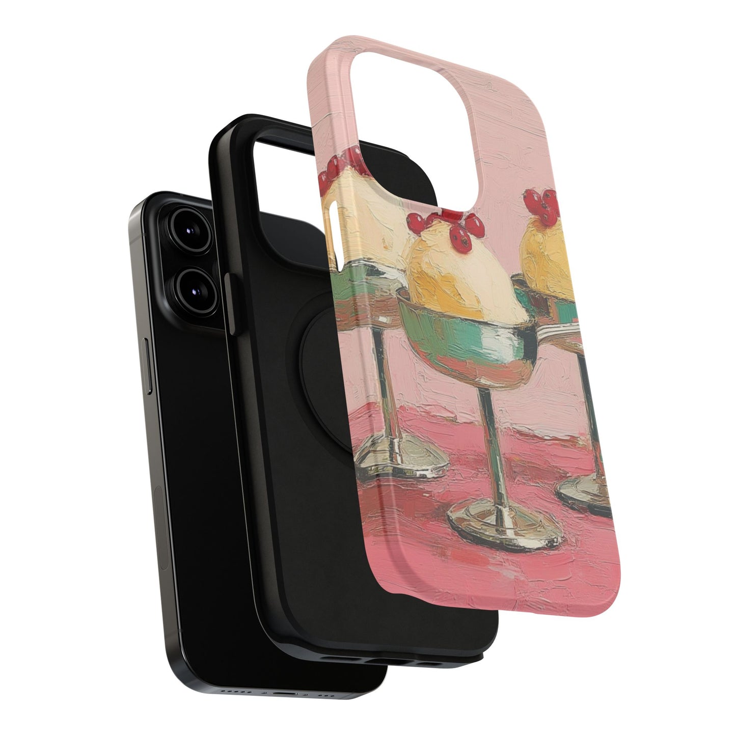 Delightful Ice Cream Cone Phone Case, Cute Phone Cover, Fun Smartphone Protection, Sweet Gift for Foodies, Whimsical Art Accessory