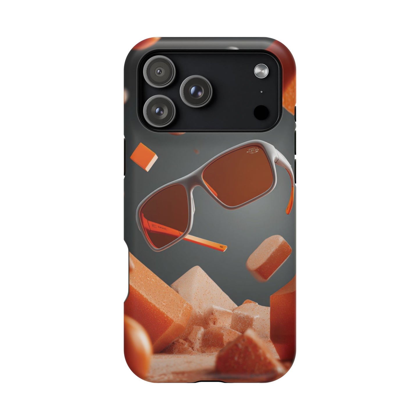Sunglasses Impact-Resistant Case, Durable Phone Cover, Unique Gift for Him or Her, Summer Vibes, Trendy Accessories