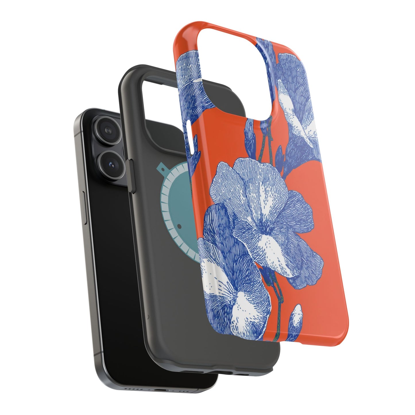 Floral Magnetic Phone Cases - Durable, Stylish, Perfect Gift, Phone Protection, Technology Accessories