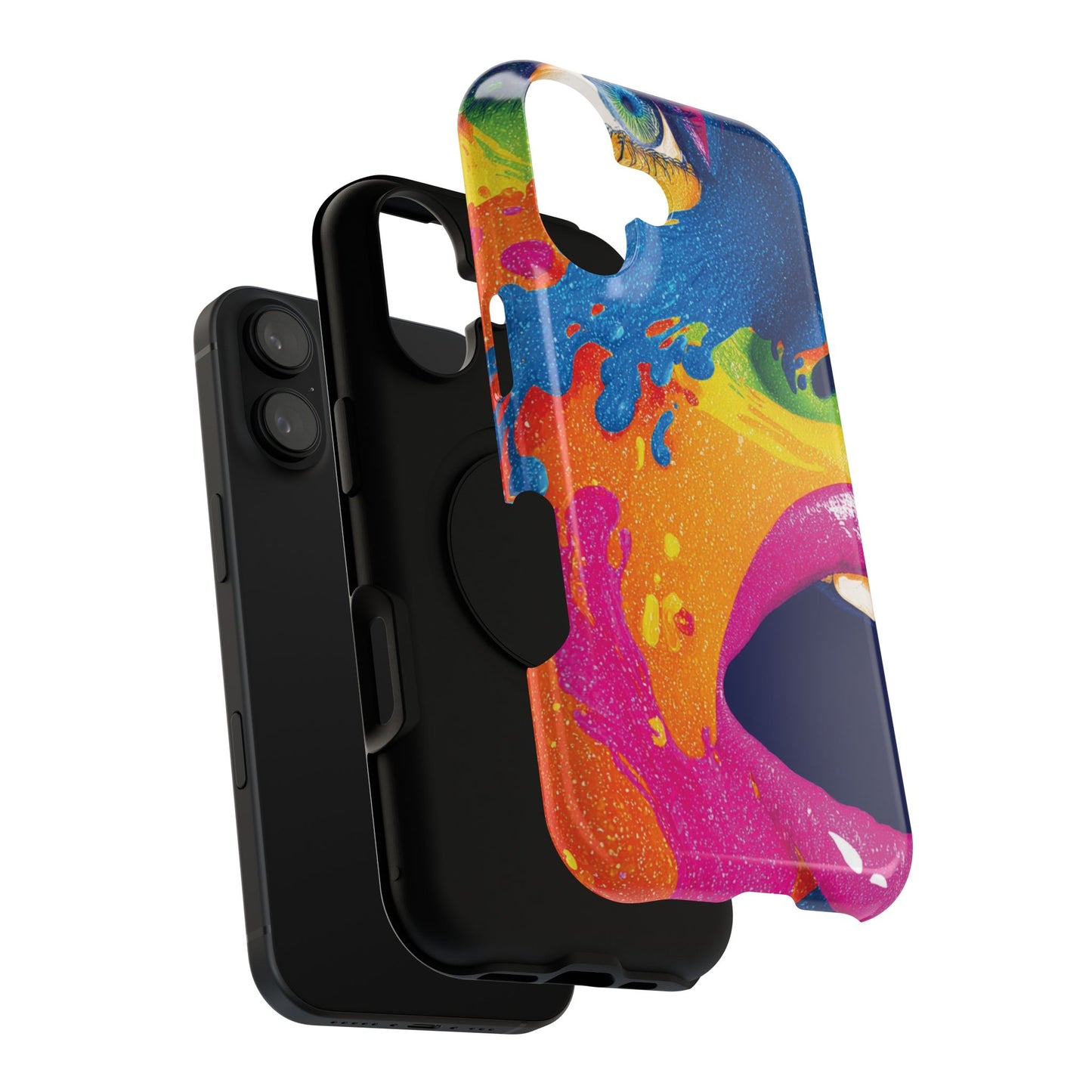 Vibrant Phone Cases with Impact Resistance, Colorful Phone Cover, Durable Mobile Case, Trendy Tech Accessories, Gift for Her