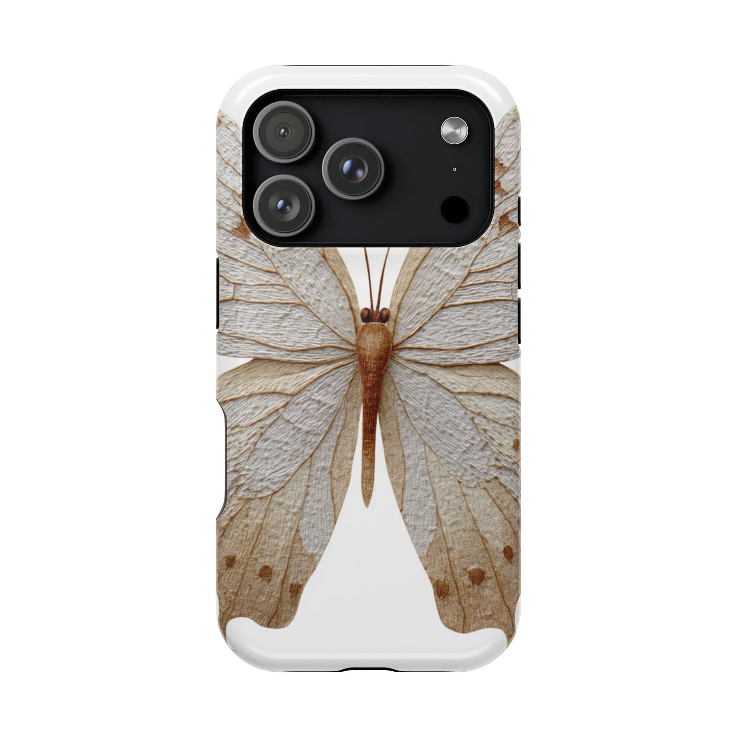 Butterfly Impact-Resistant Phone Case, Nature Lover Gift, Durable Phone Cover, Eco-Friendly Accessories, Unique Butterfly Design