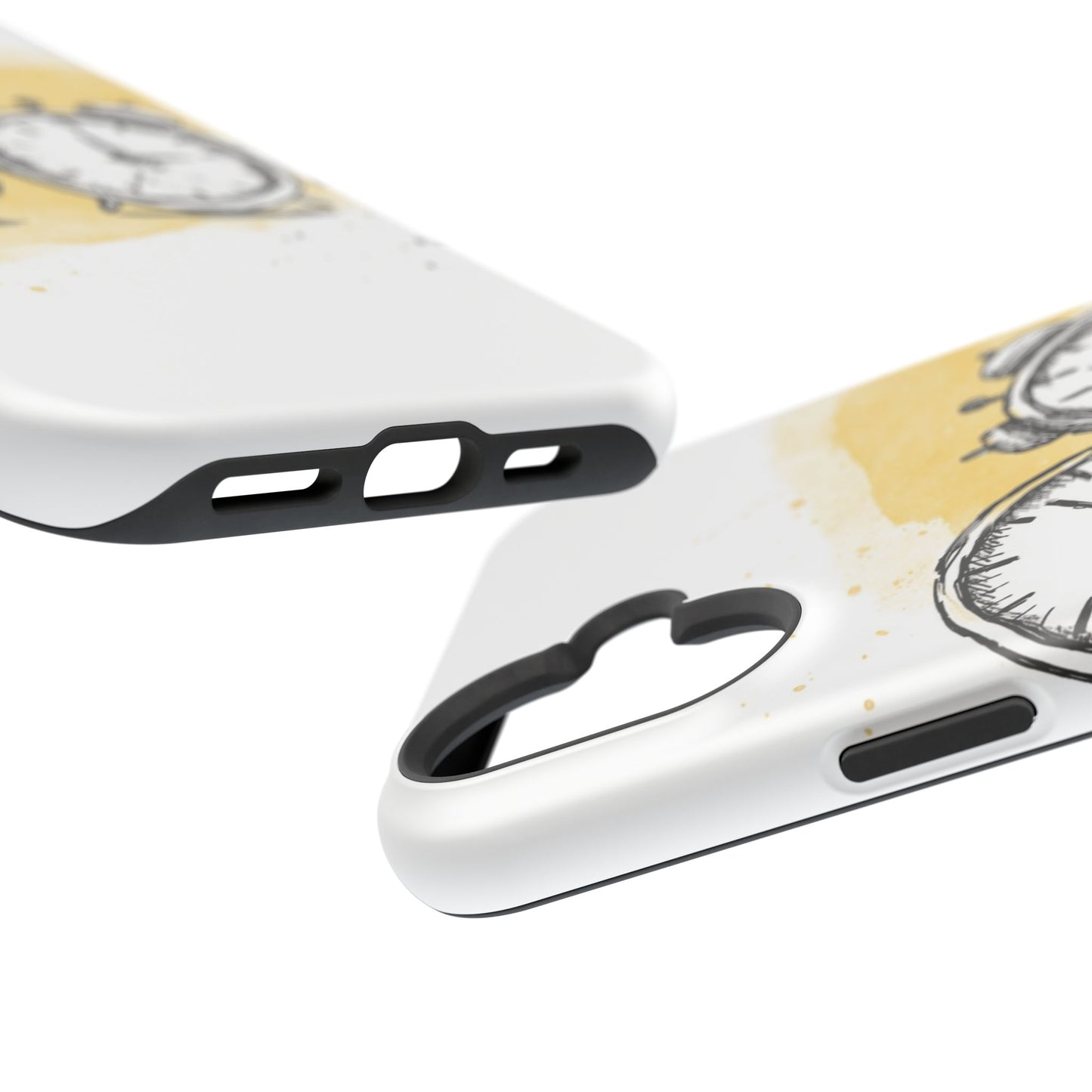 Vintage Clock Phone Case, Impact Resistant Cover for iPhone, Retro Style Gift, Timepiece Design, Unique Phone Accessory