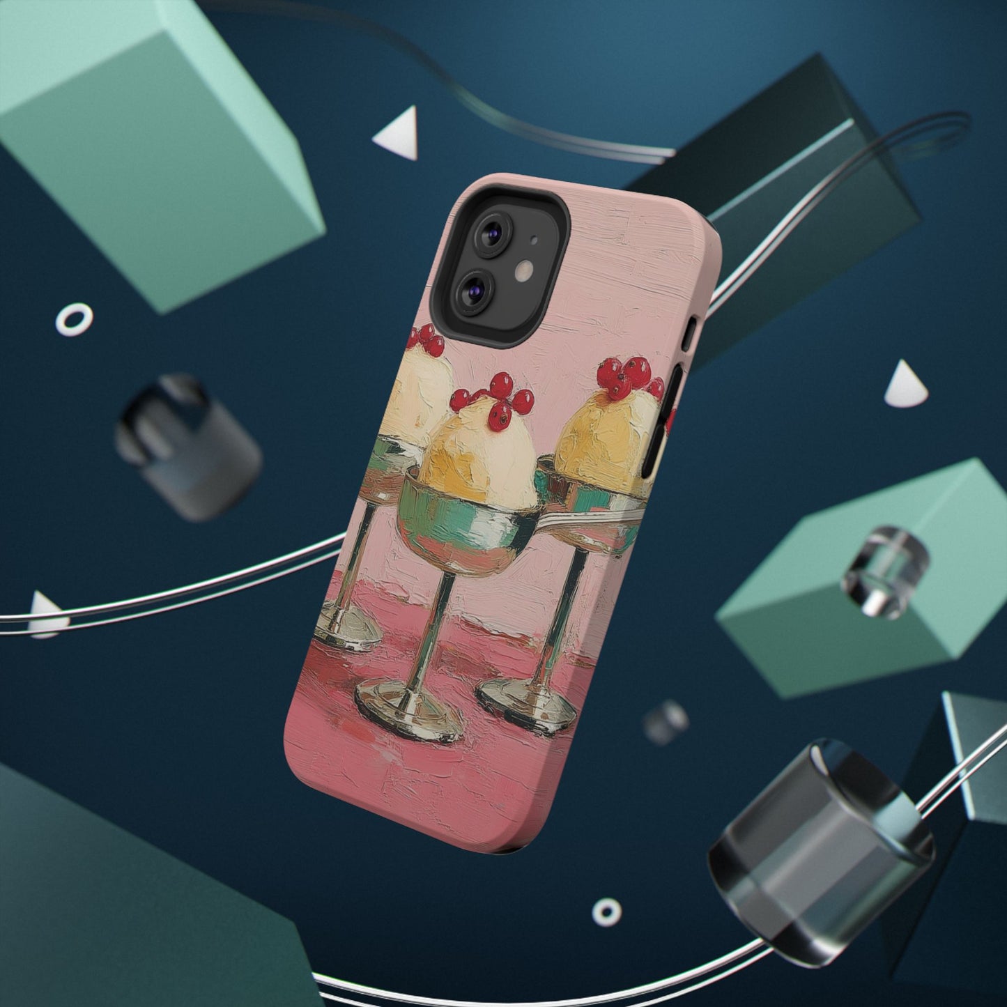 Delightful Ice Cream Cone Phone Case, Cute Phone Cover, Fun Smartphone Protection, Sweet Gift for Foodies, Whimsical Art Accessory