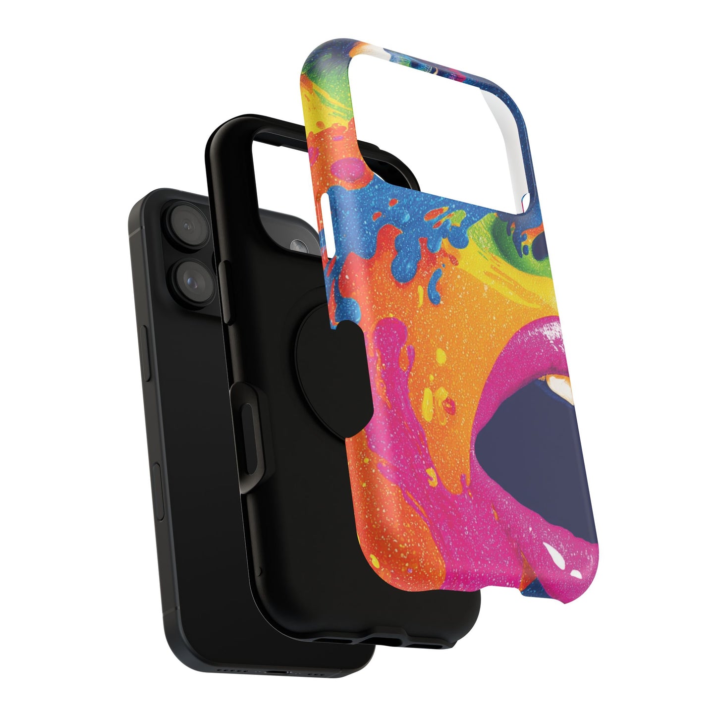 Vibrant Phone Cases with Impact Resistance, Colorful Phone Cover, Durable Mobile Case, Trendy Tech Accessories, Gift for Her