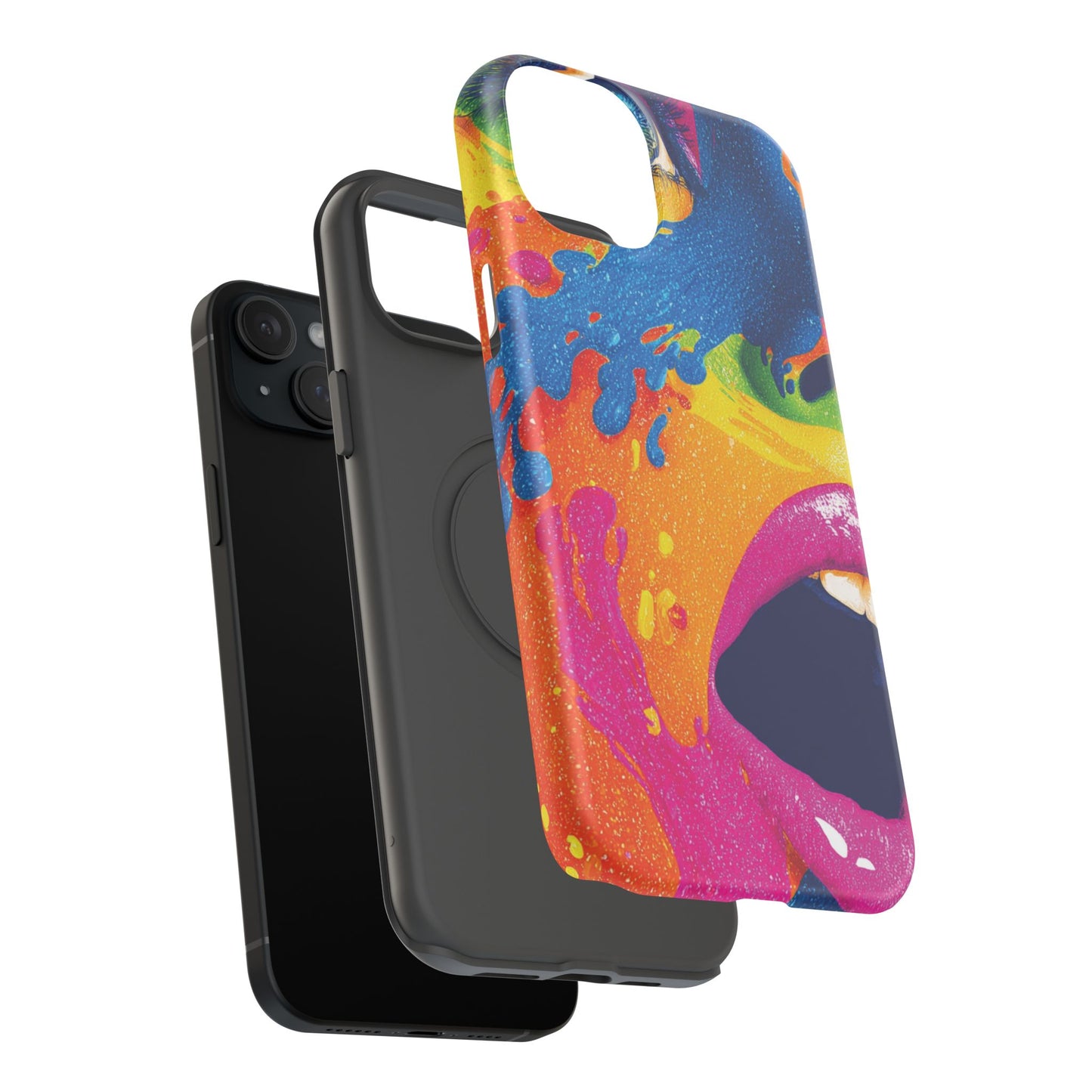 Vibrant Phone Cases with Impact Resistance, Colorful Phone Cover, Durable Mobile Case, Trendy Tech Accessories, Gift for Her
