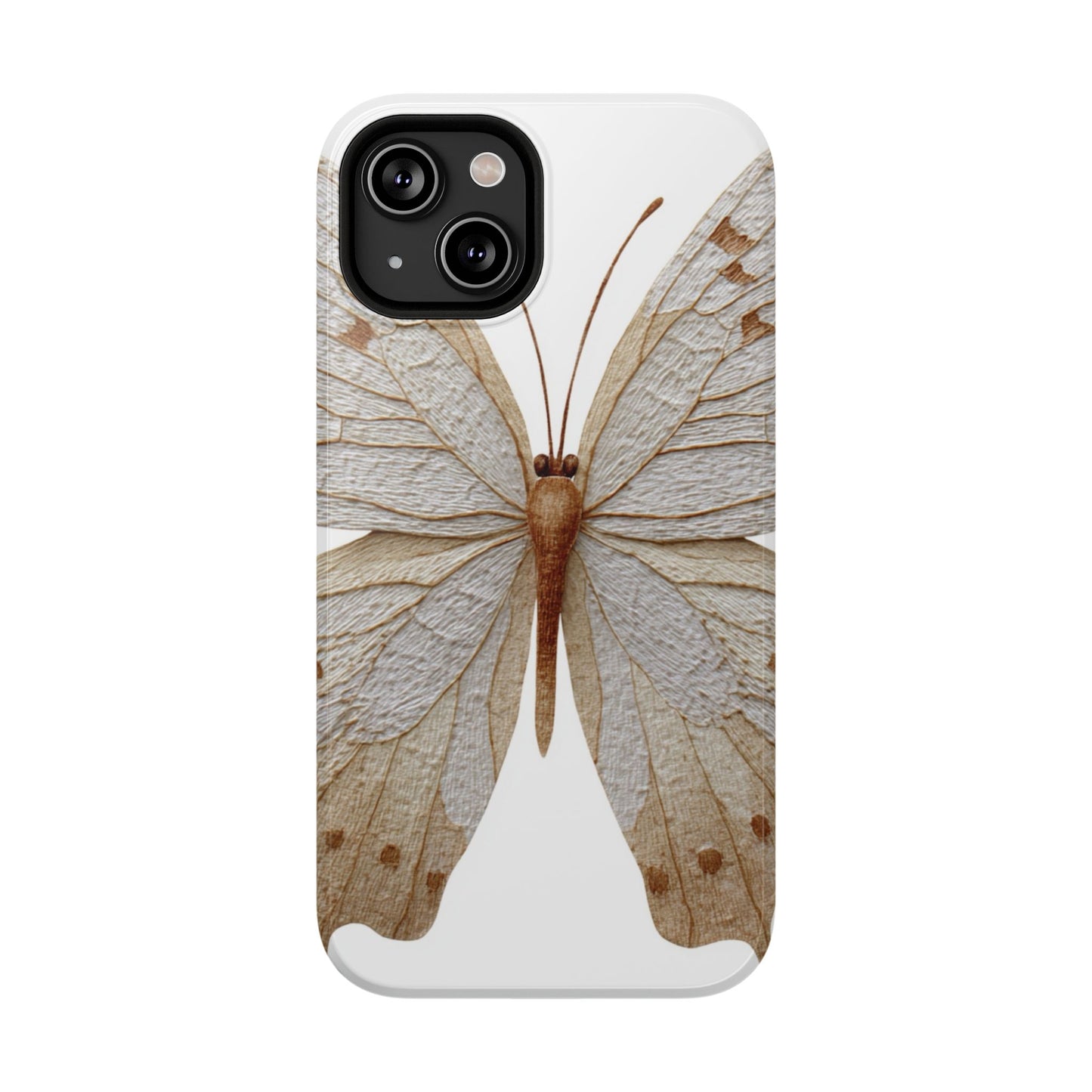 Butterfly Impact-Resistant Phone Case, Nature Lover Gift, Durable Phone Cover, Eco-Friendly Accessories, Unique Butterfly Design