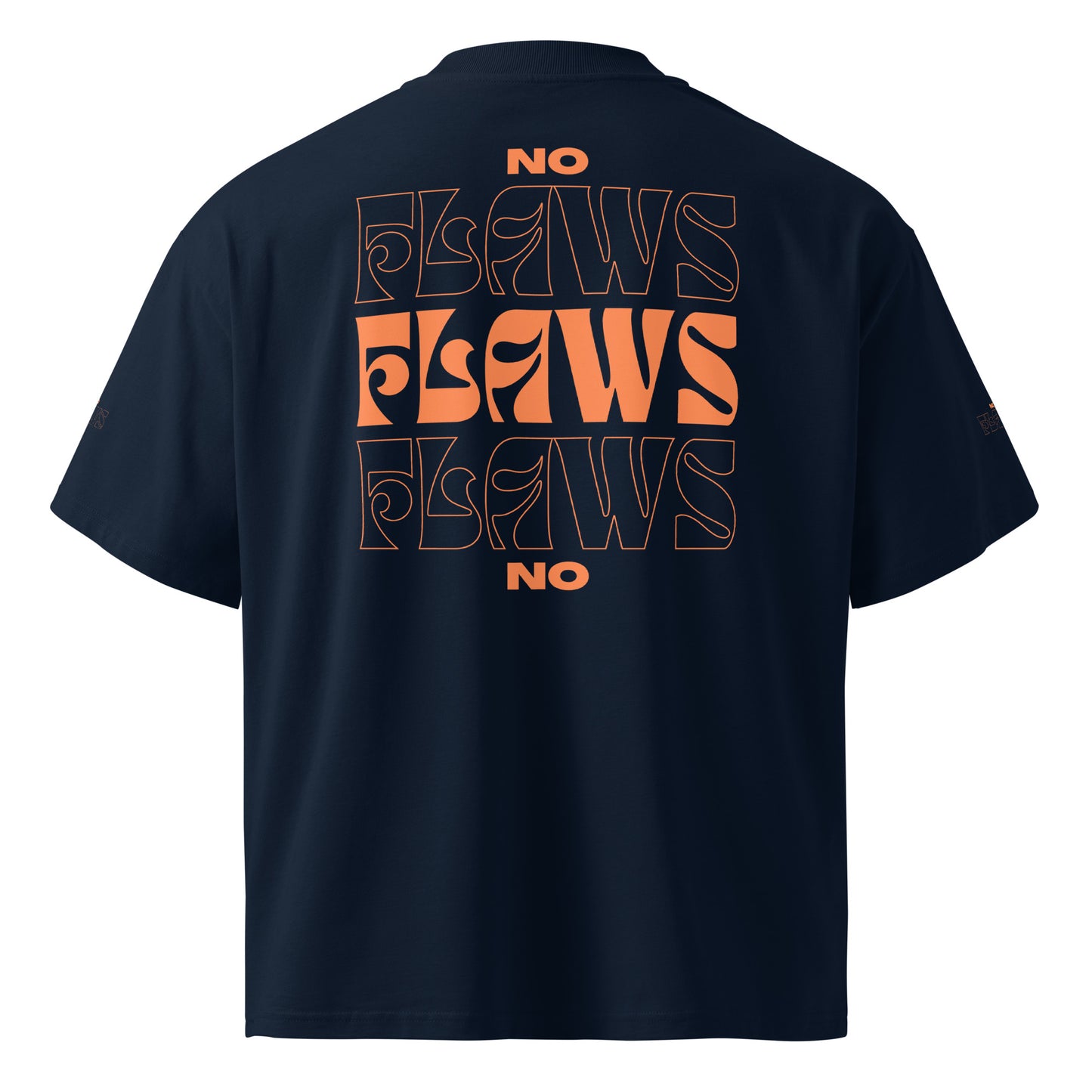 No Flaws Organic Oversized High-Neck T-Shirt