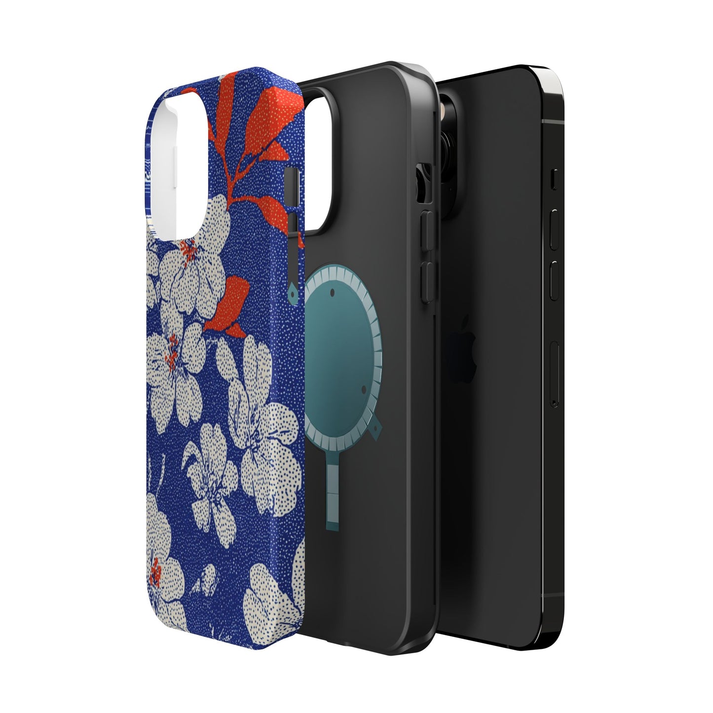 Floral Magnetic Phone Case - Durable Impact-Resistant Cover, Stylish Protection for Your Phone, Perfect Gift for Tech Lovers, Summer [...]