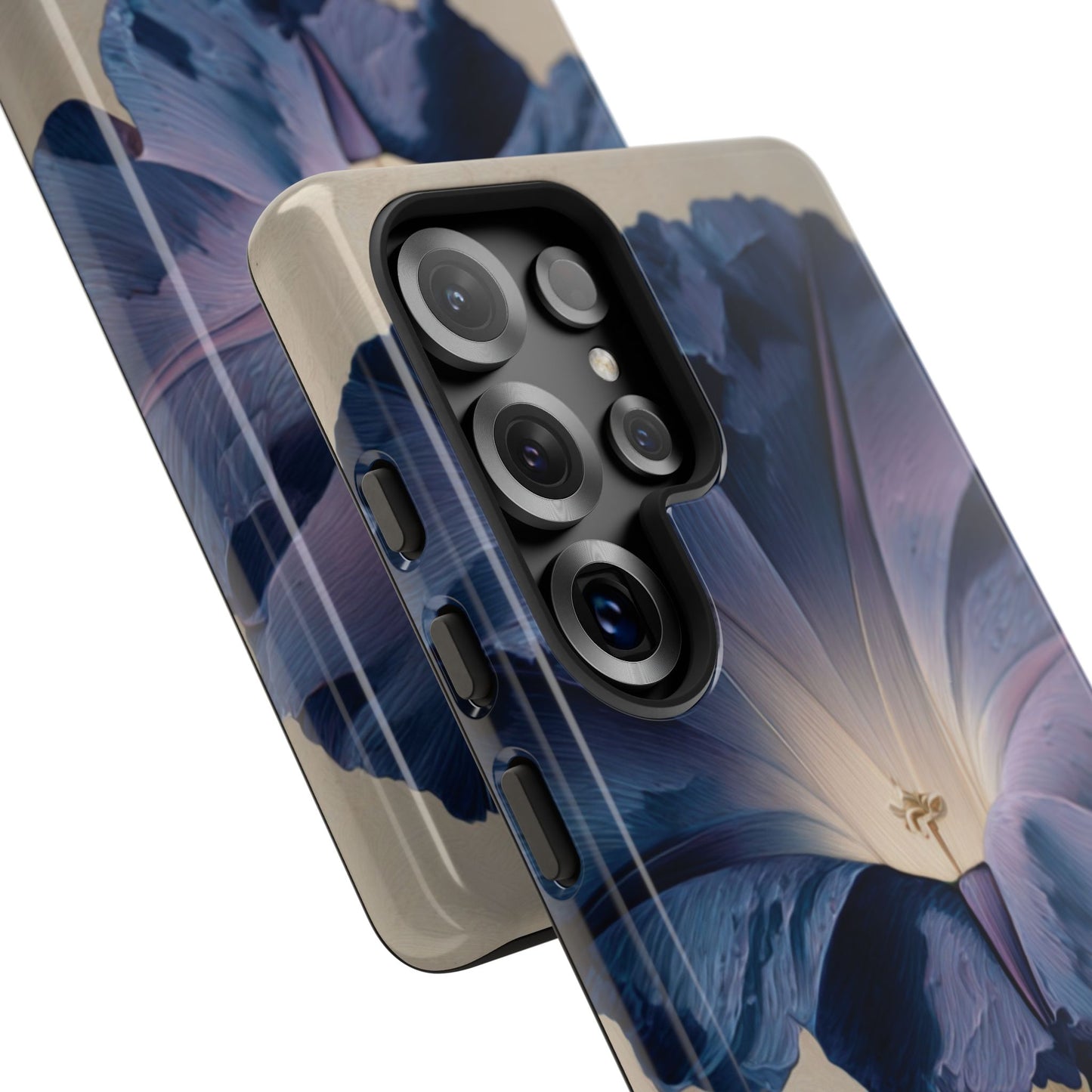 Floral Phone Case, Tough Cases with Purple Flower Design, Gift for Nature Lovers, Floral Decor, Phone Accessories
