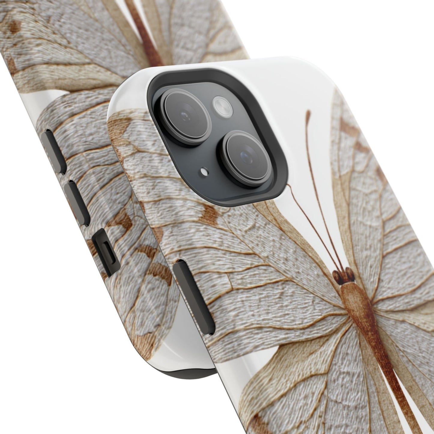 Butterfly Impact-Resistant Phone Case, Nature Lover Gift, Durable Phone Cover, Eco-Friendly Accessories, Unique Butterfly Design