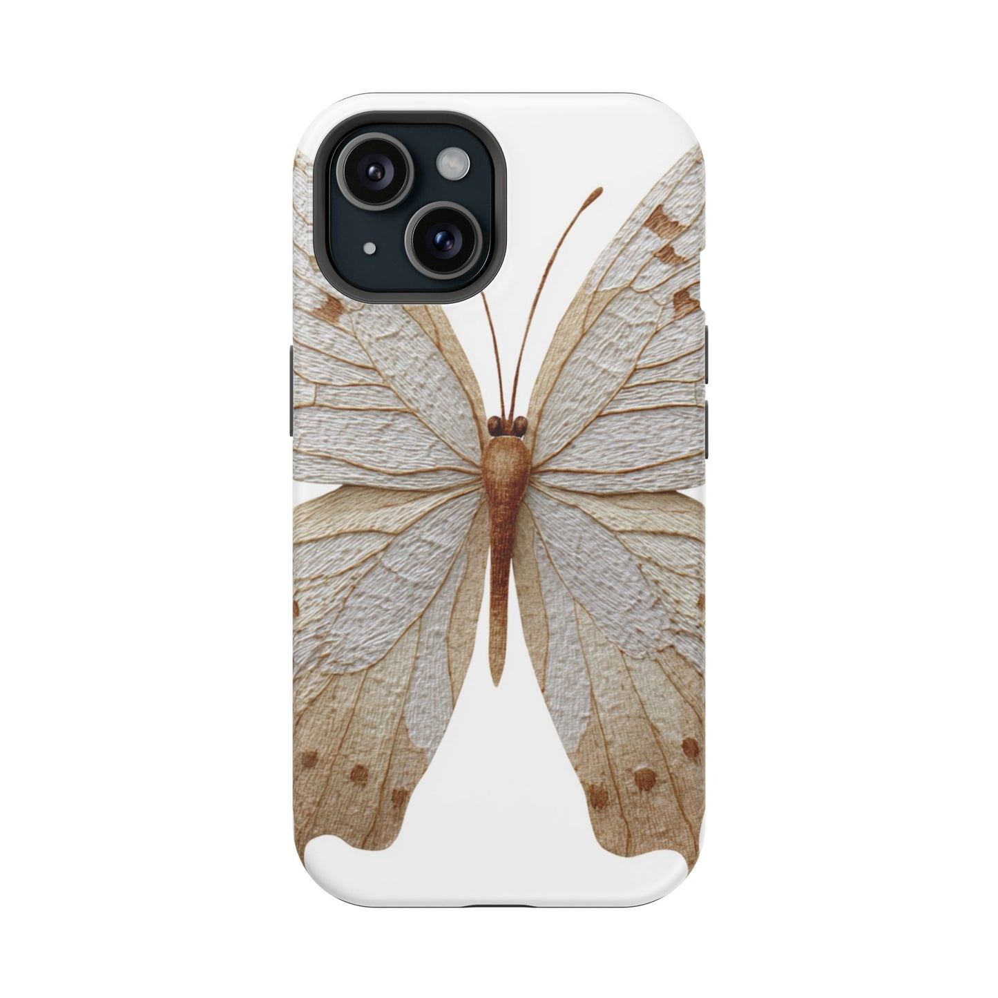 Butterfly Impact-Resistant Phone Case, Nature Lover Gift, Durable Phone Cover, Eco-Friendly Accessories, Unique Butterfly Design