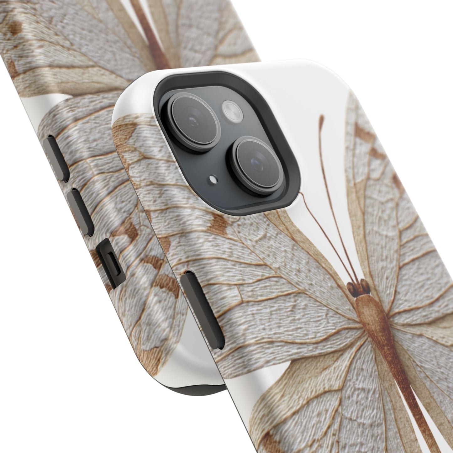 Butterfly Impact-Resistant Phone Case, Nature Lover Gift, Durable Phone Cover, Eco-Friendly Accessories, Unique Butterfly Design