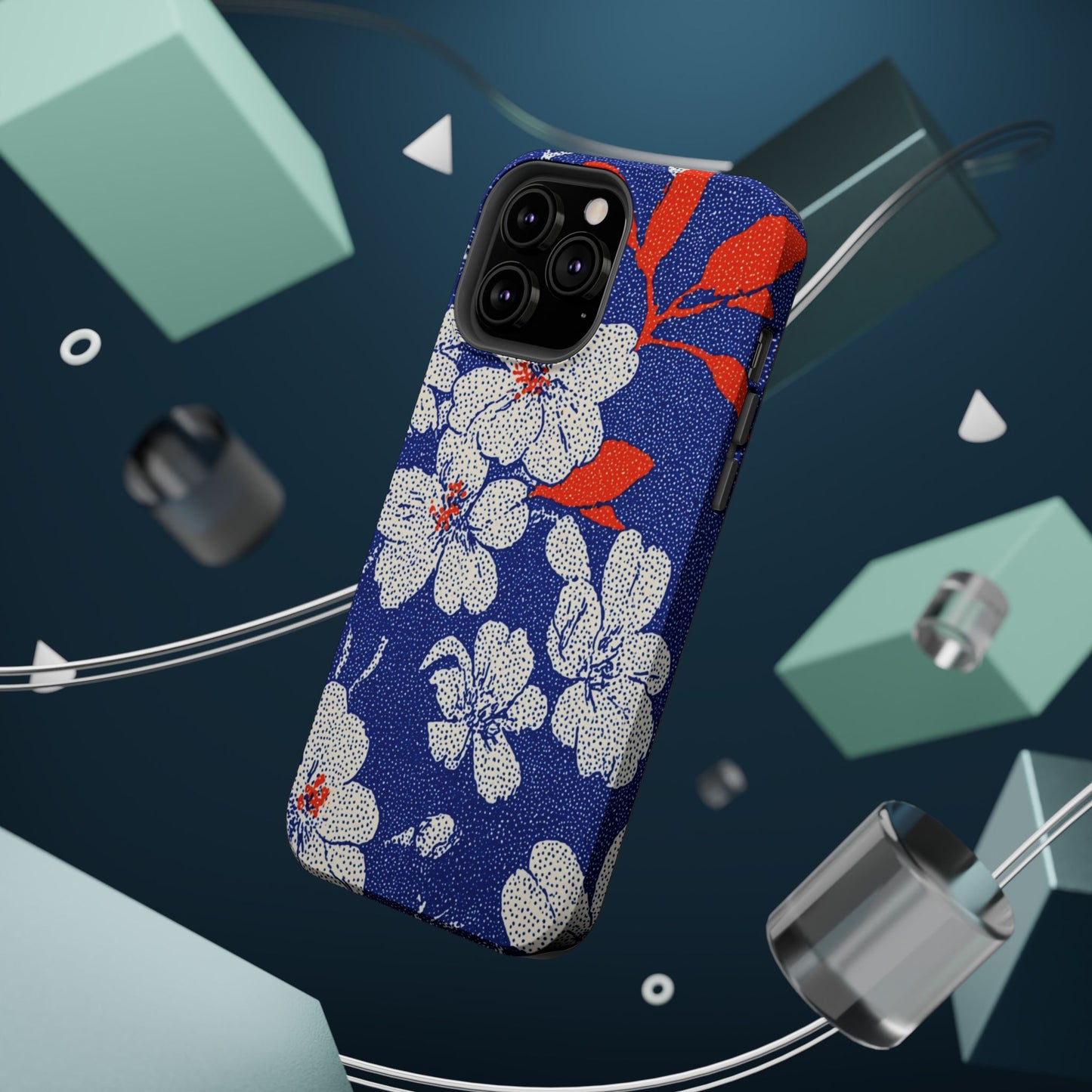 Floral Magnetic Phone Case - Durable Impact-Resistant Cover, Stylish Protection for Your Phone, Perfect Gift for Tech Lovers, Summer [...]