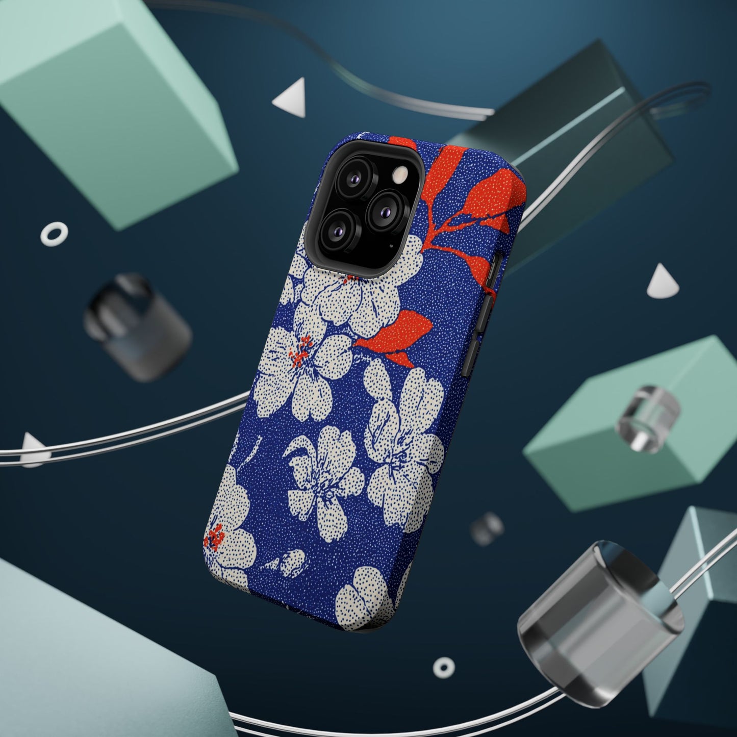Floral Magnetic Phone Case - Durable Impact-Resistant Cover, Stylish Protection for Your Phone, Perfect Gift for Tech Lovers, Summer [...]