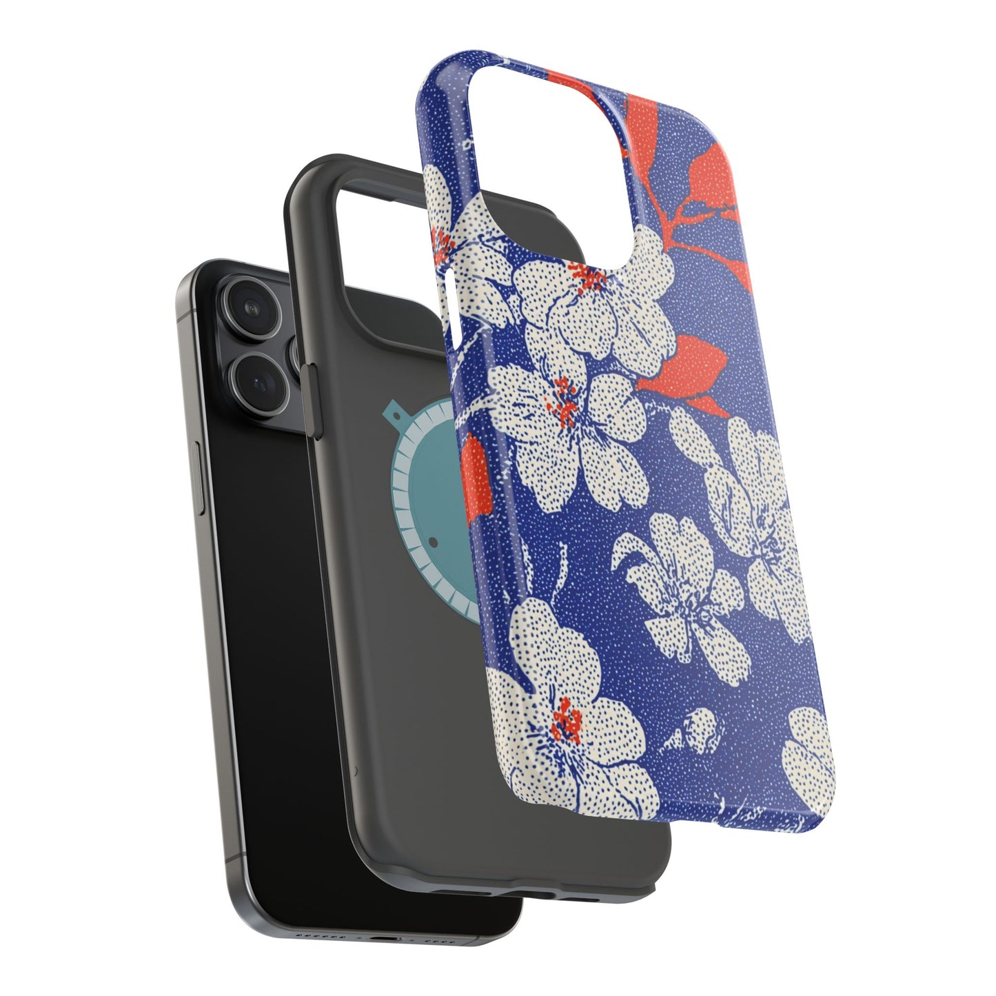 Floral Magnetic Phone Case - Durable Impact-Resistant Cover, Stylish Protection for Your Phone, Perfect Gift for Tech Lovers, Summer [...]